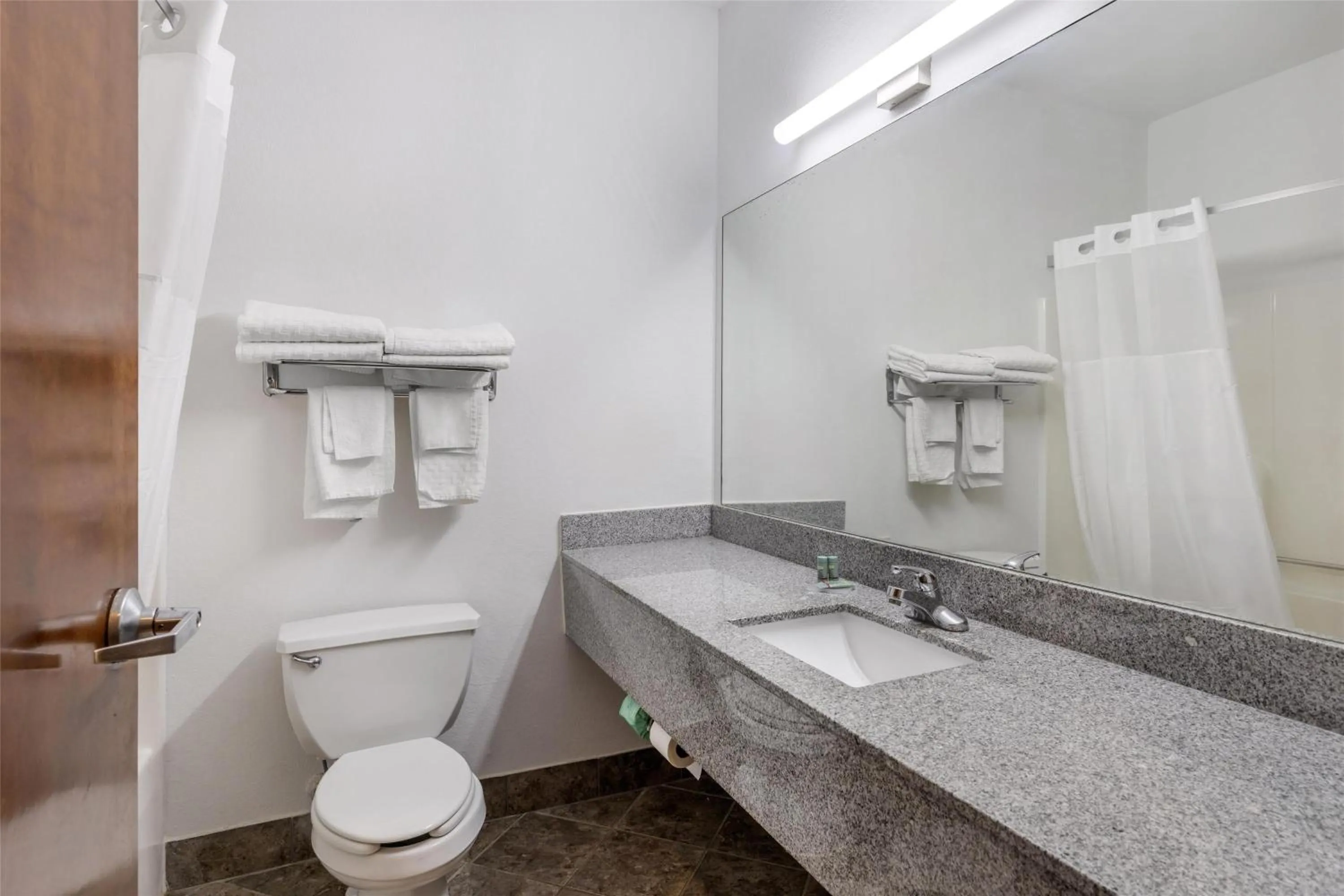 Bathroom in SureStay Hotel by Best Western Morganton
