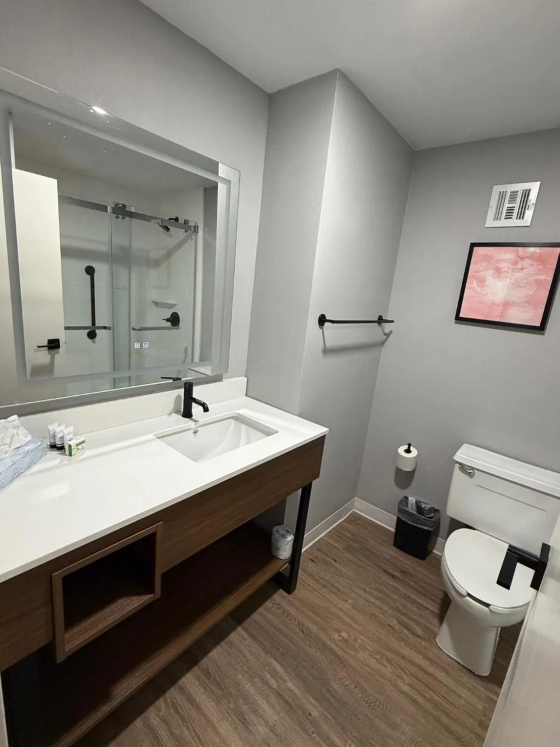 Toilet in Ramada by Wyndham Albuquerque Midtown