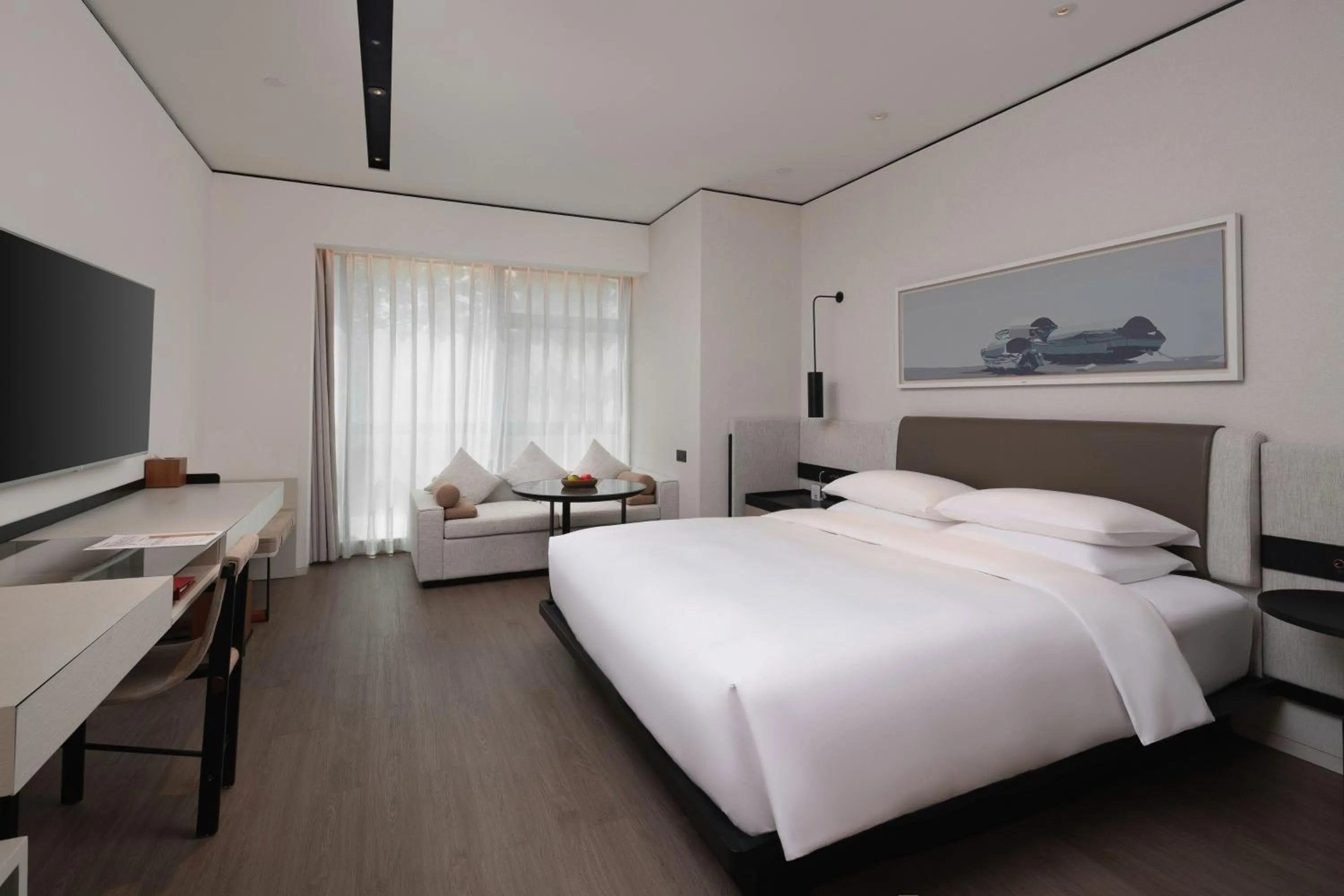 Bed in THE MUMIAN HOTEL Shenzhen luohu