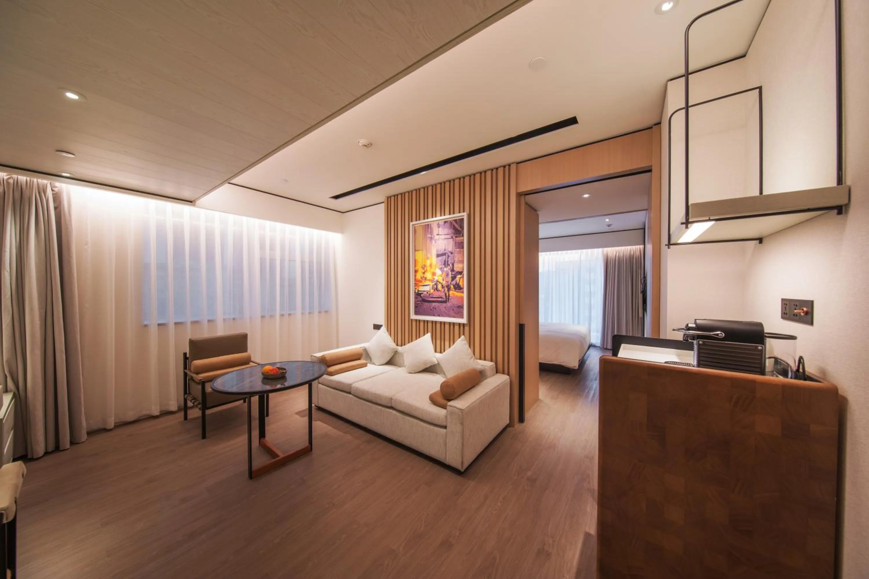 Bed in THE MUMIAN HOTEL Shenzhen luohu