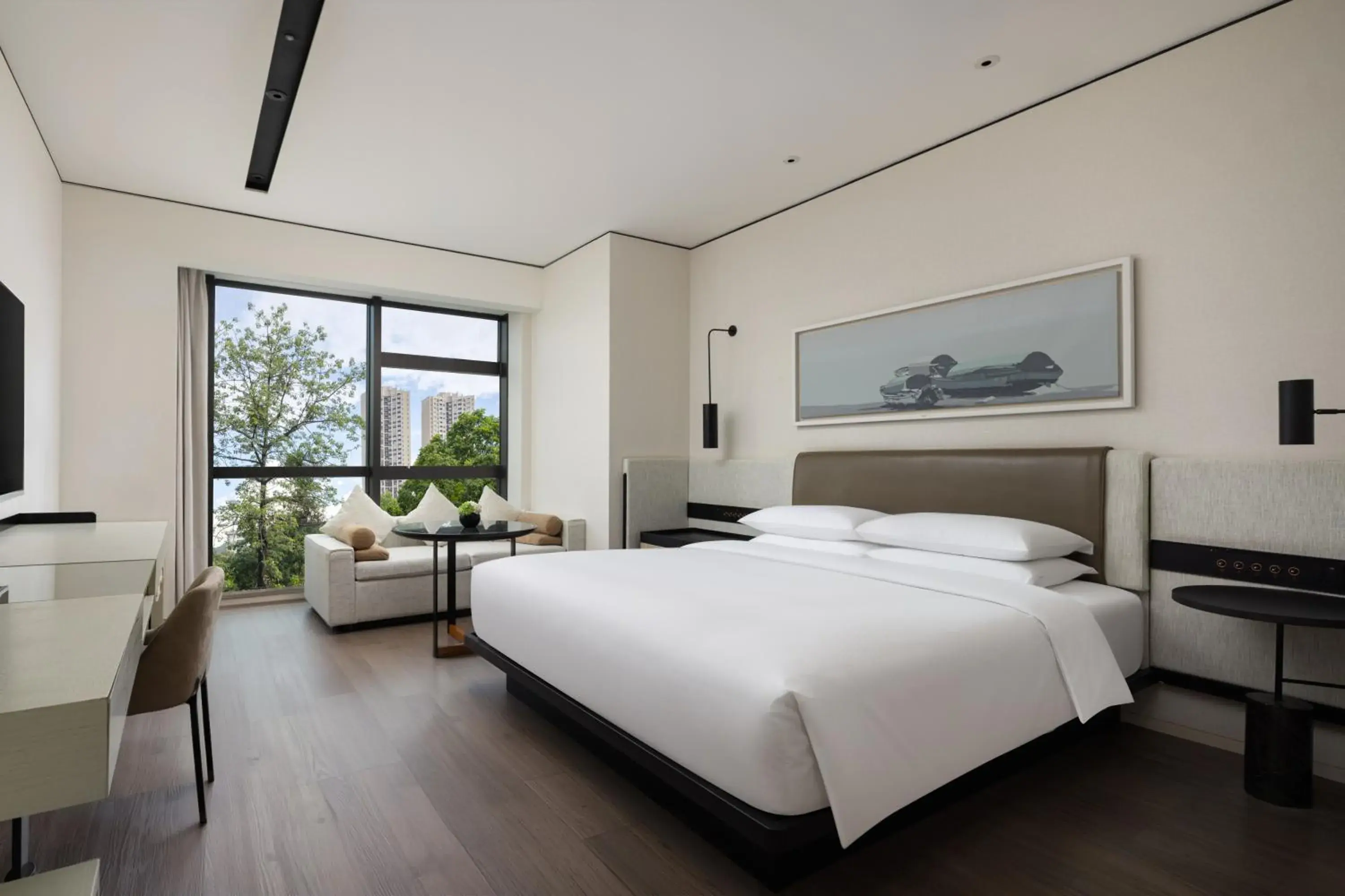 Deluxe Double Room with Bath - single occupancy in Mumian Shenzhen Luohu JDV by Hyatt Deluxe Double Room with Bath - single occupancy in Mumian Shenzhen Luohu JDV by Hyatt