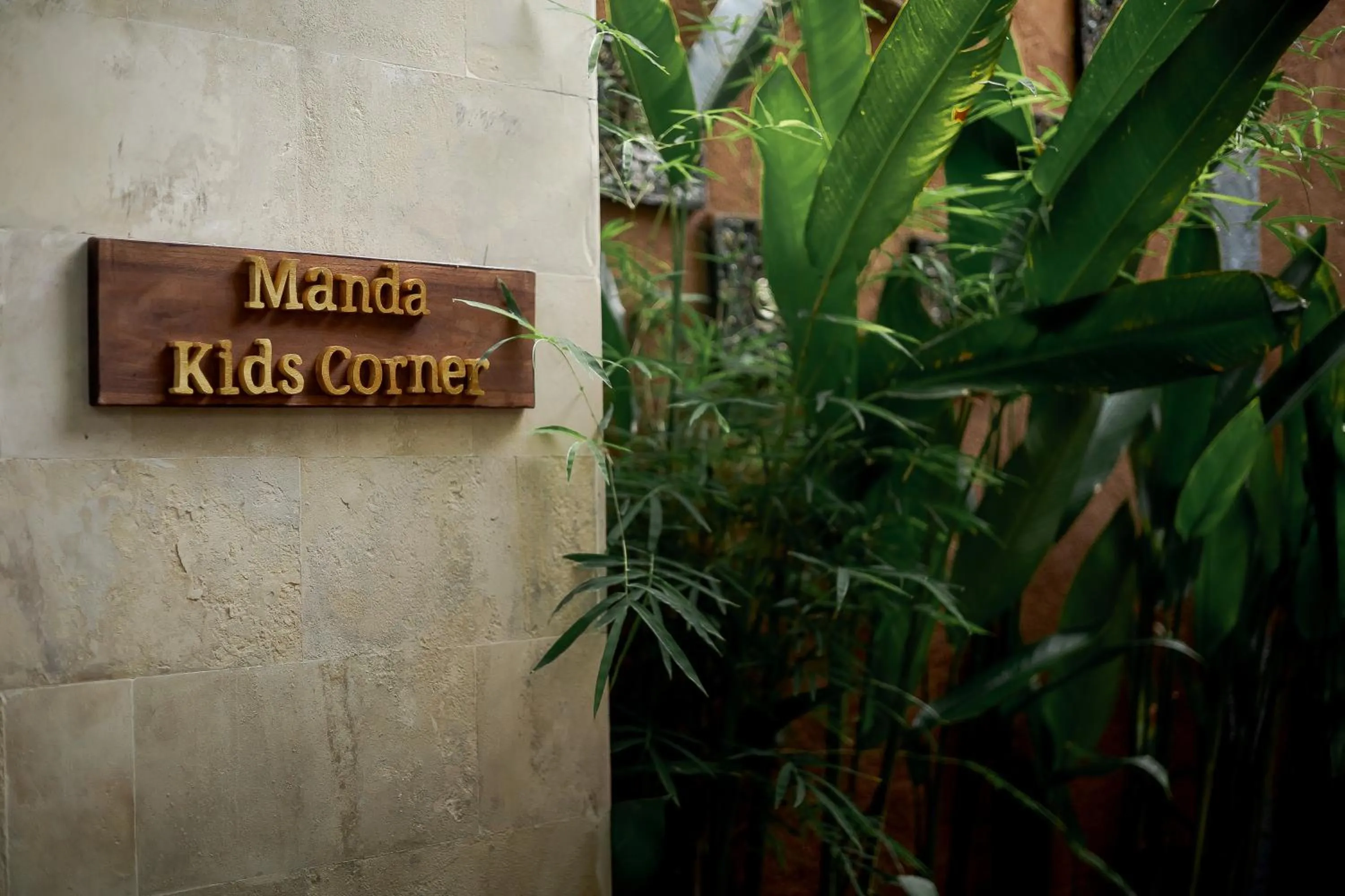 Children play ground in Fourteen Roses Boutique Hotel, Kuta