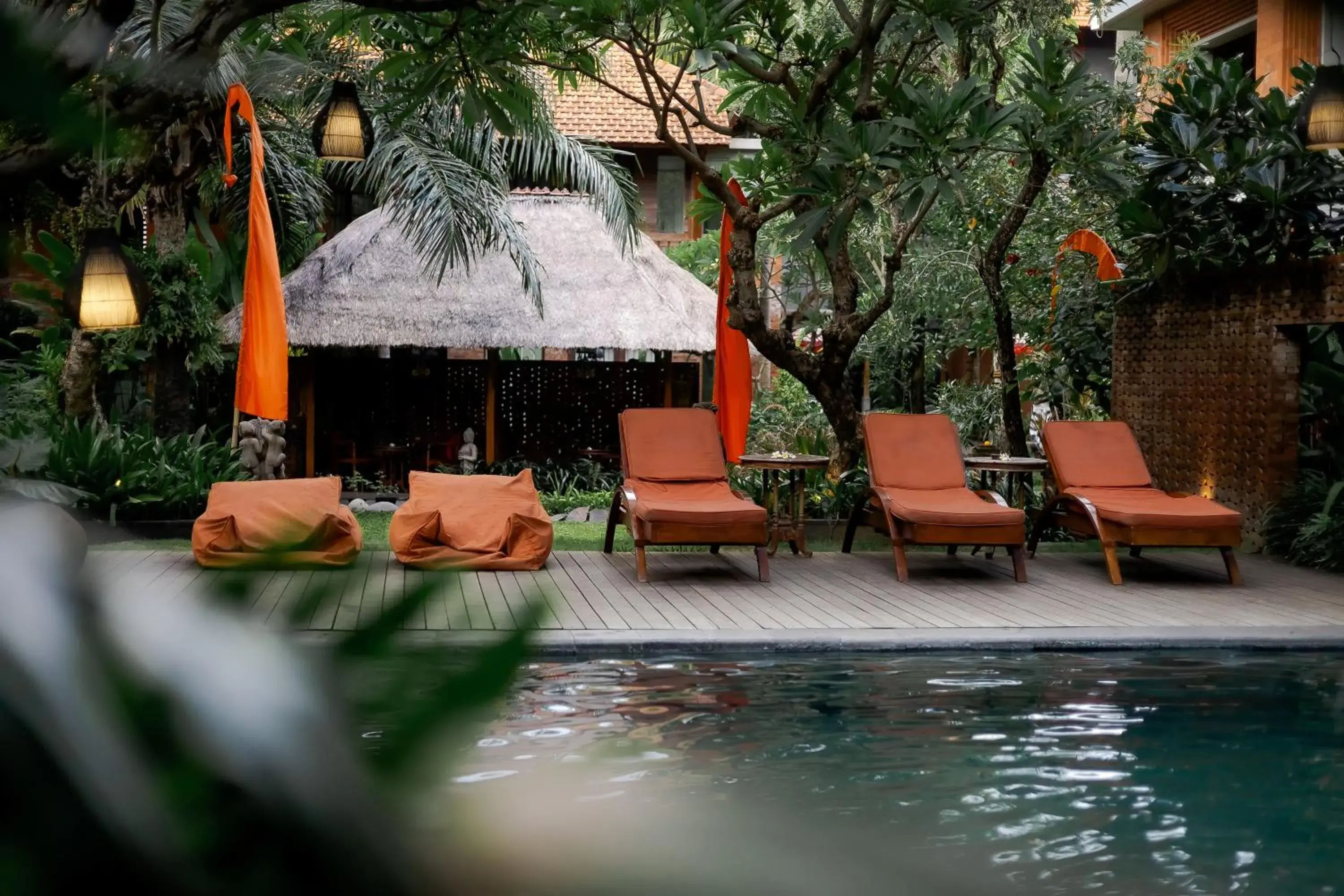 Swimming pool in Fourteen Roses Boutique Hotel, Kuta Swimming pool in Fourteen Roses Boutique Hotel, Kuta