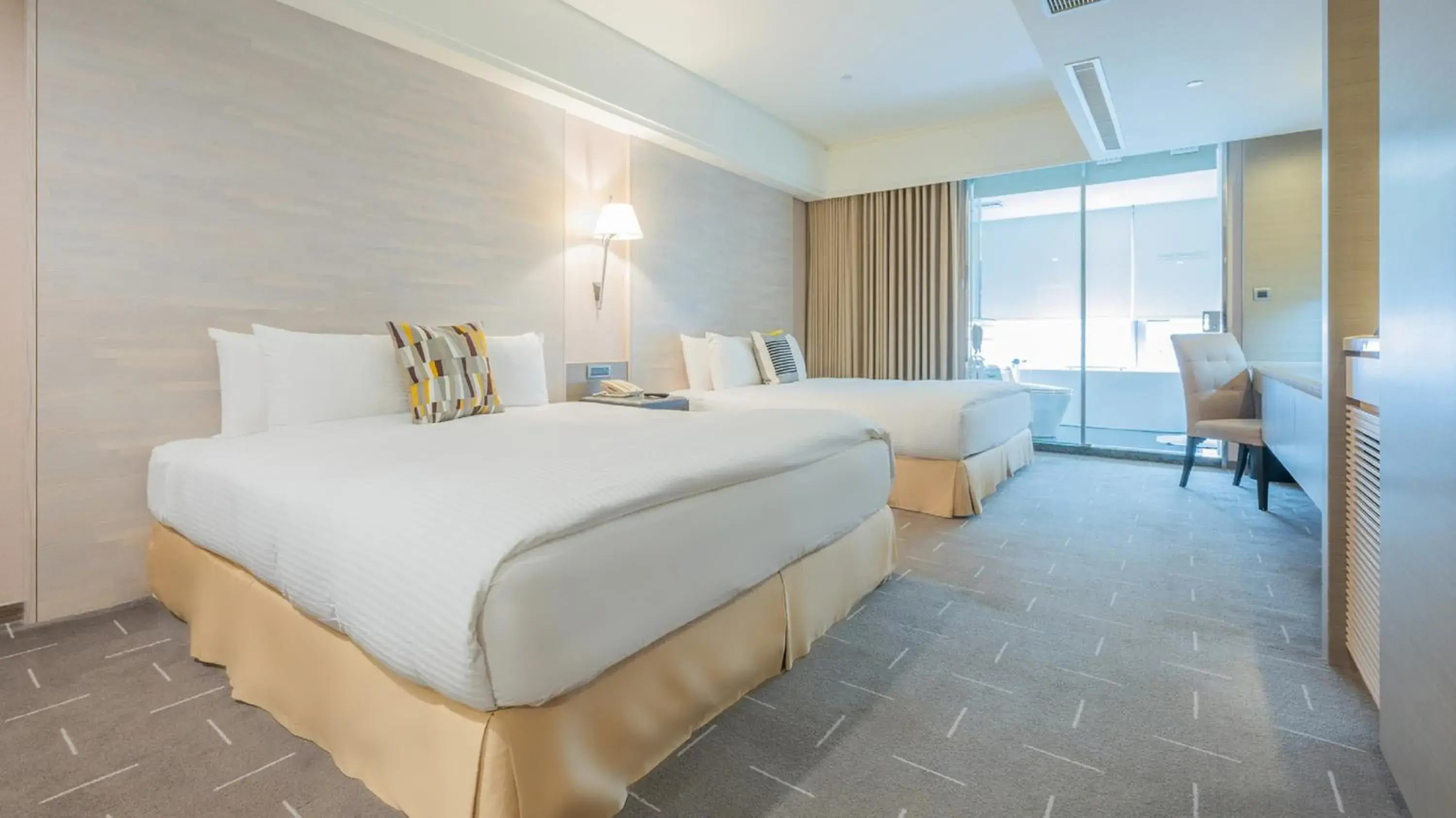 Bed in CHECK inn SELECT Taichung Dadun Bed in CHECK inn SELECT Taichung Dadun