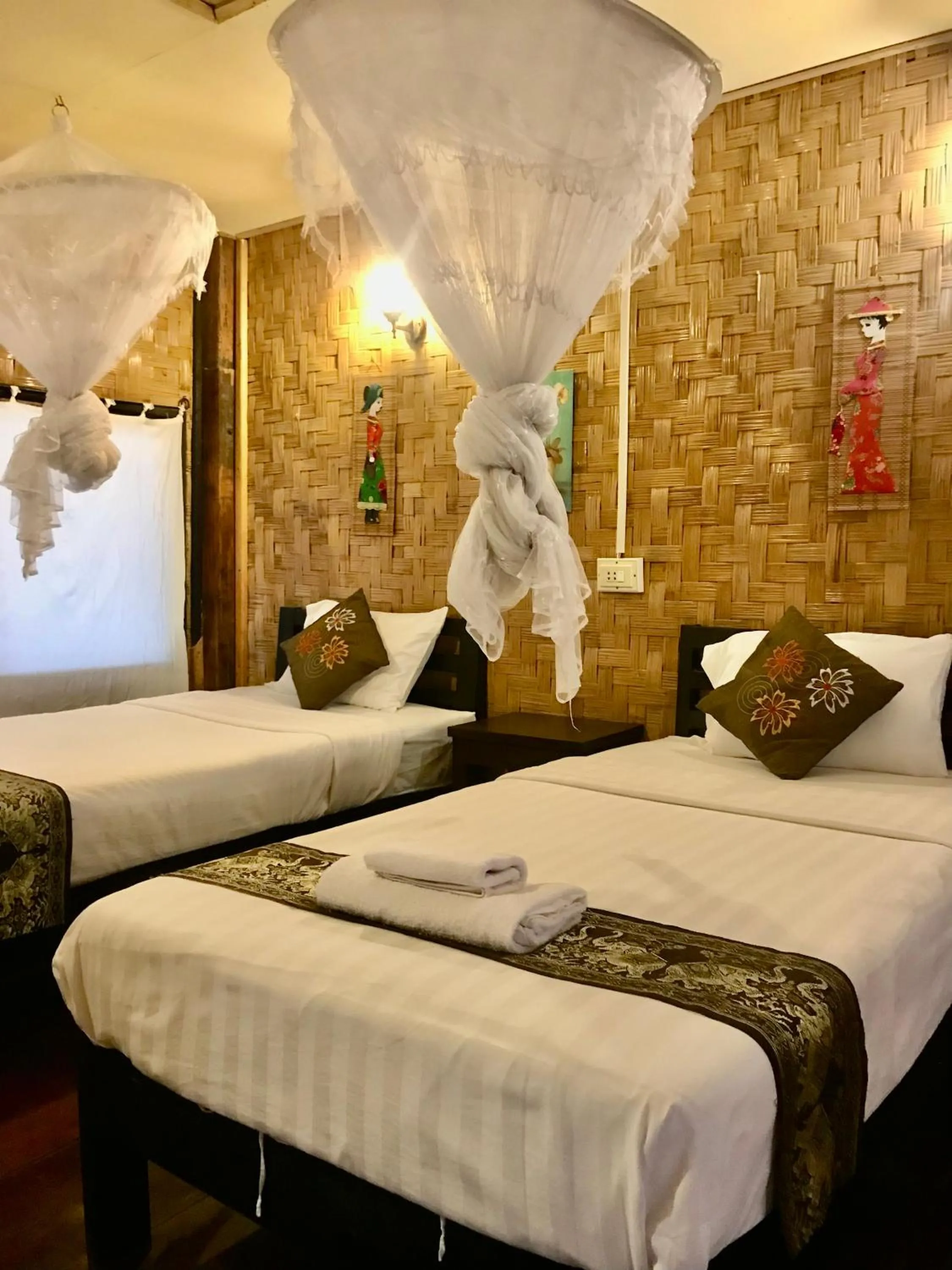 Bed in Champalao The Villa