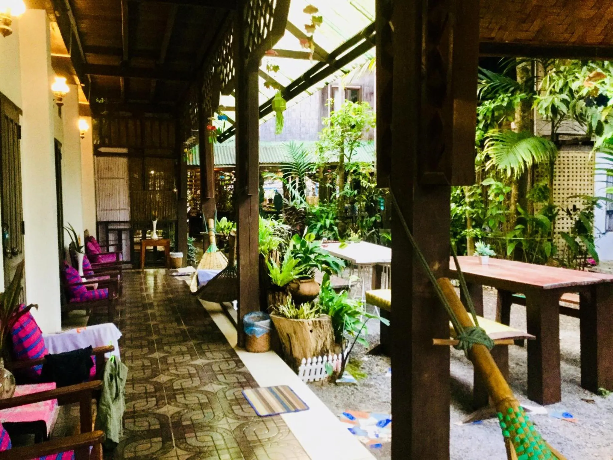 Seating area in Champalao The Villa