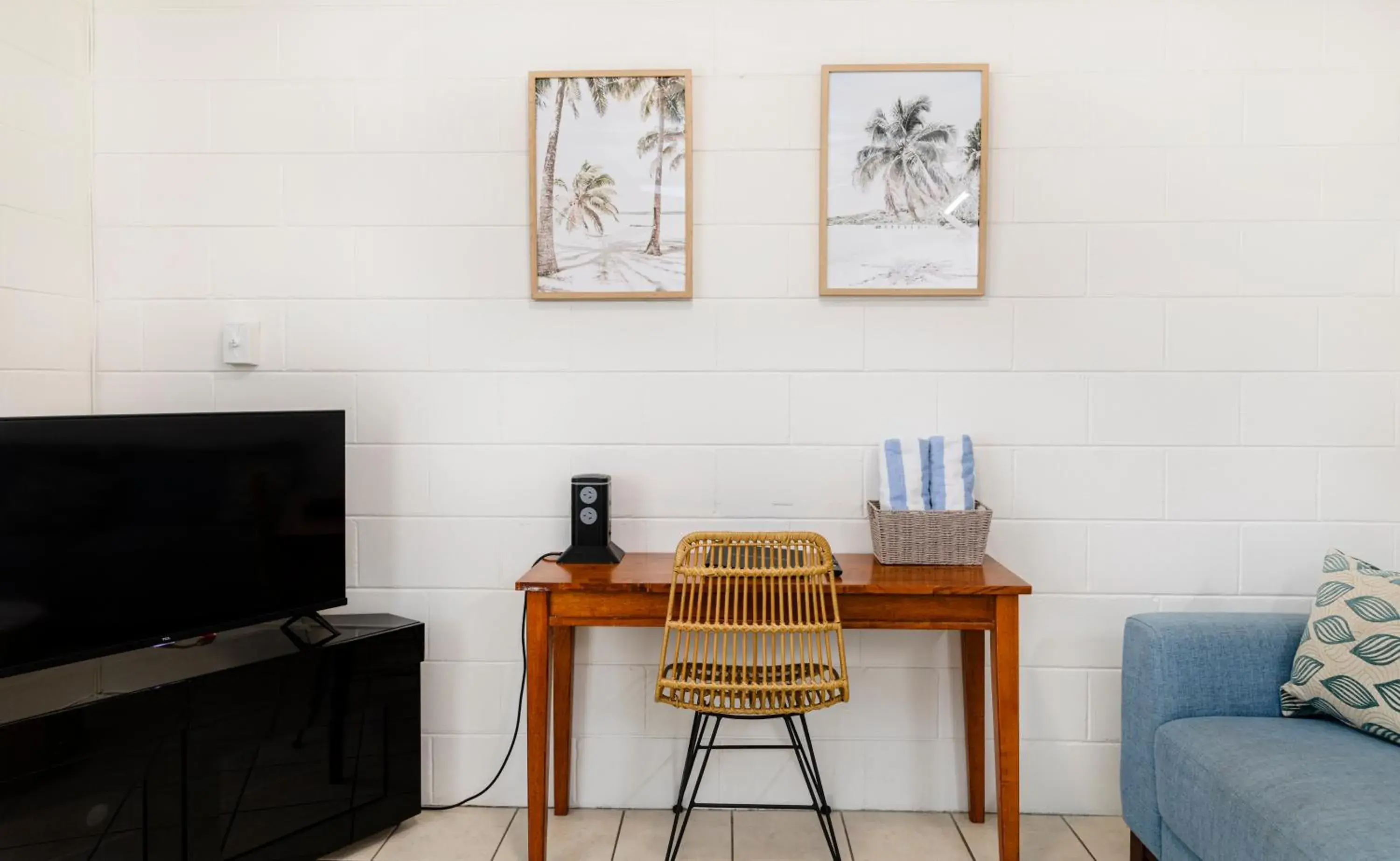 Living room in Palm View Holiday Apartments Living room in Palm View Holiday Apartments