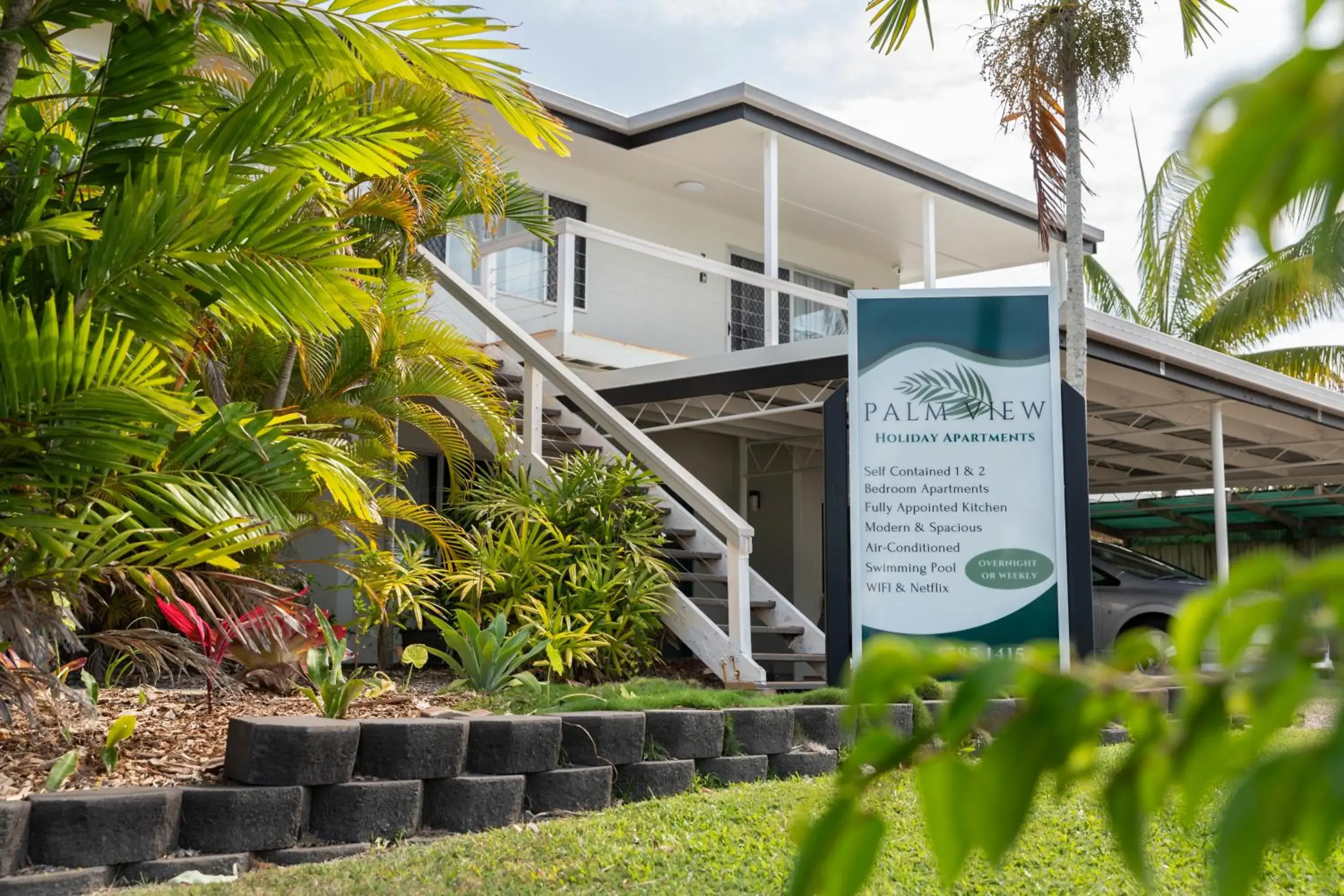 Property logo or sign in Palm View Holiday Apartments Property logo or sign in Palm View Holiday Apartments