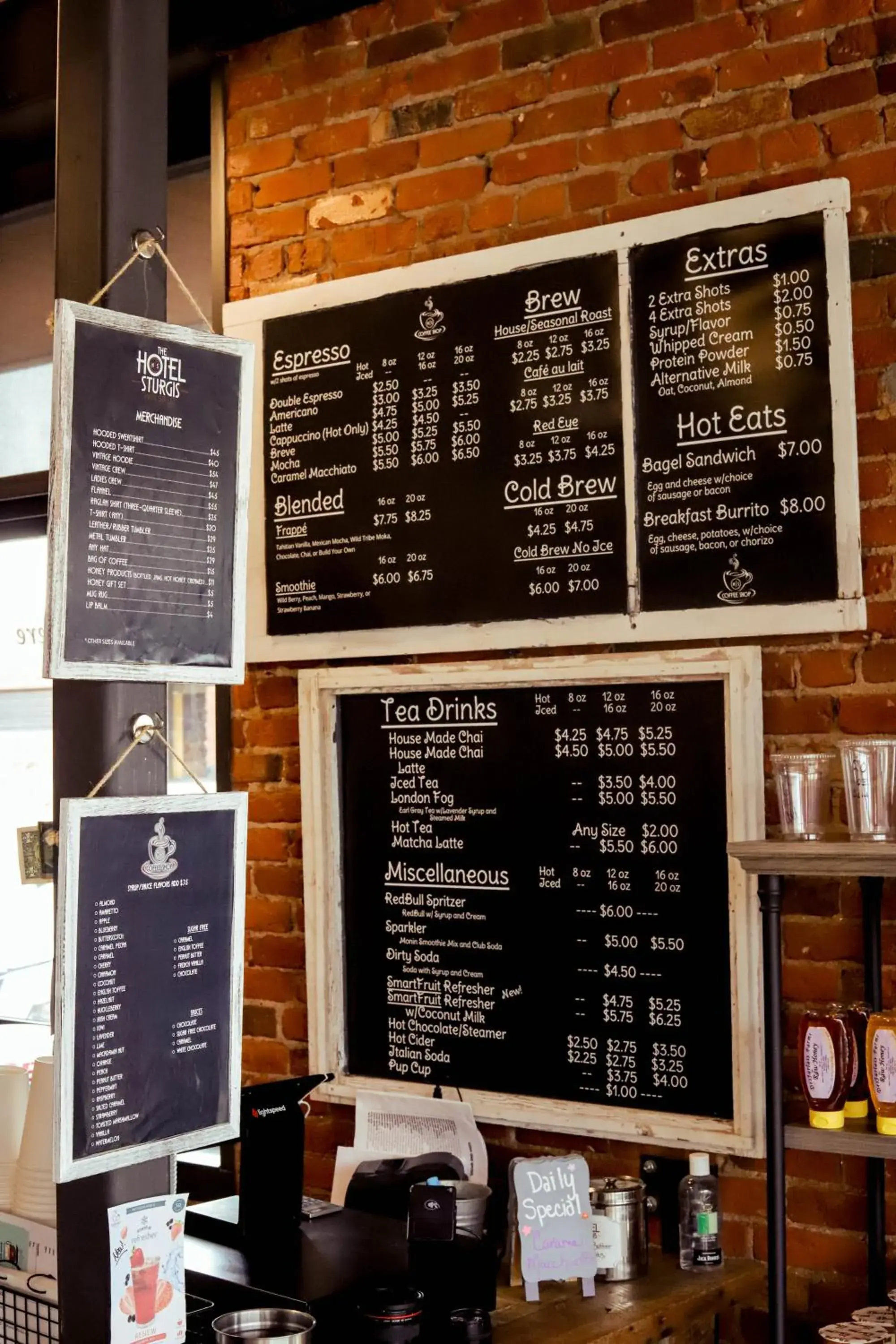 Food and drinks in The Hotel Sturgis Food and drinks in The Hotel Sturgis