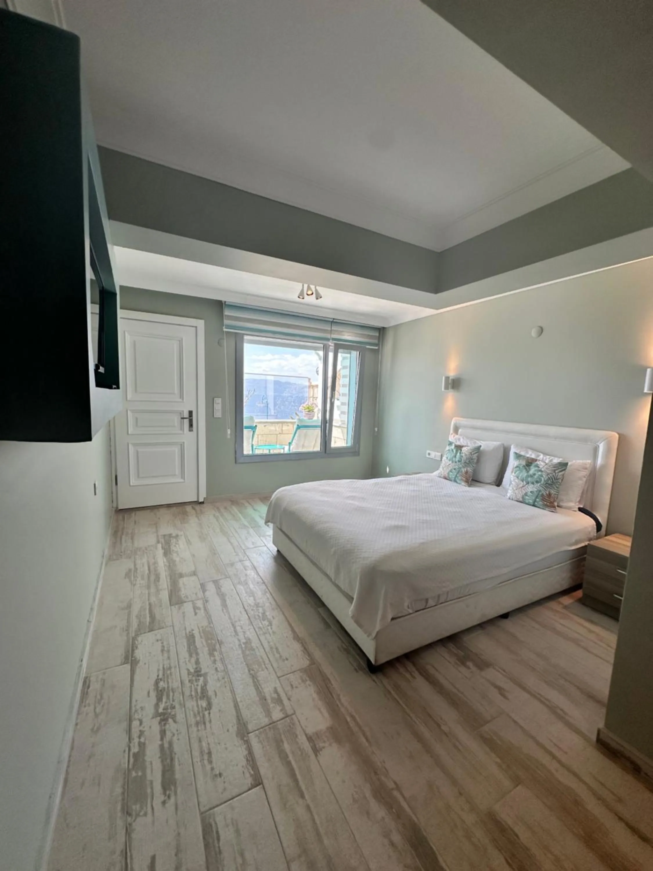 Sea view, Bed in Fener Hotel Café & Kahvalti