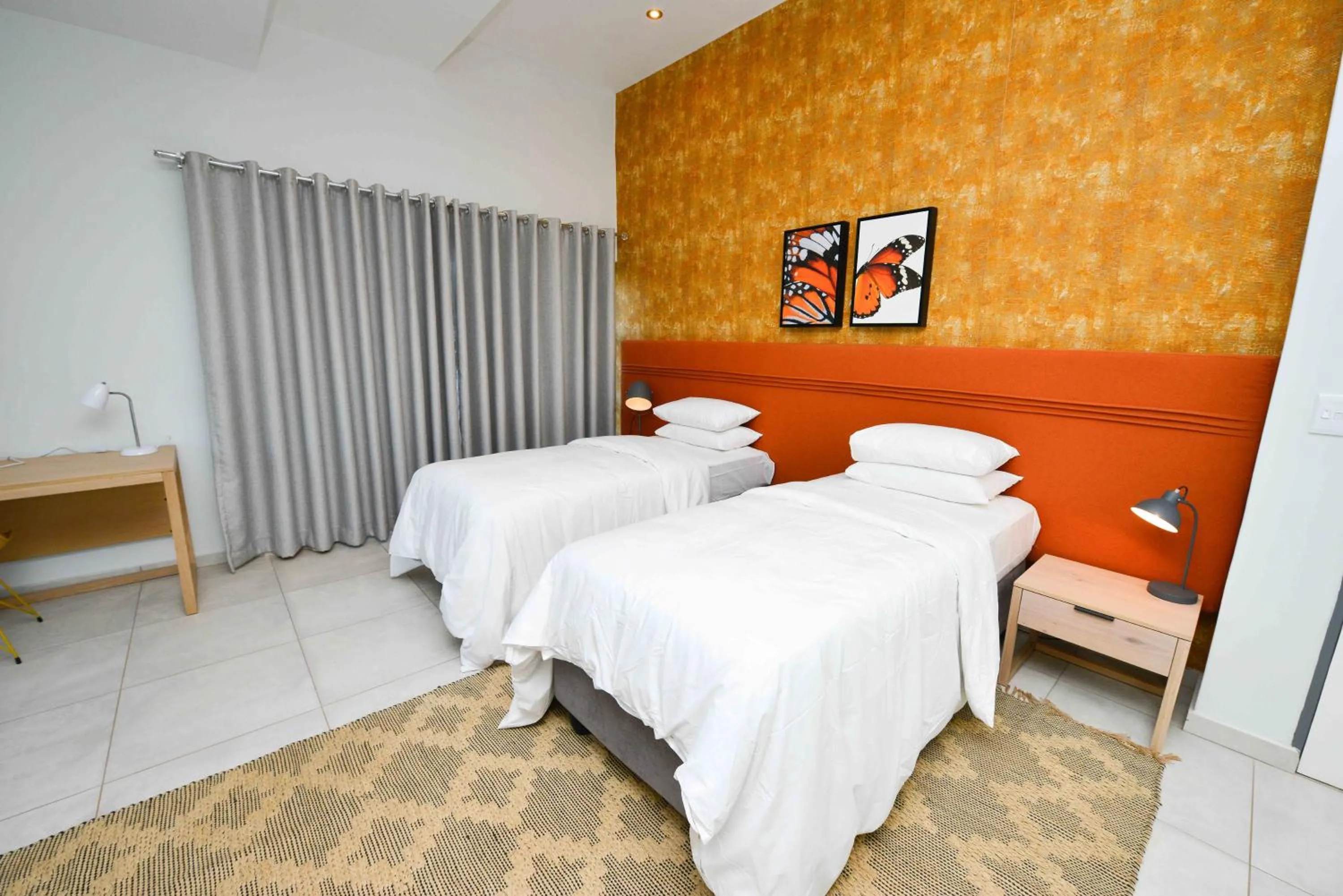 Bed in Serurubele Boutique Hotel