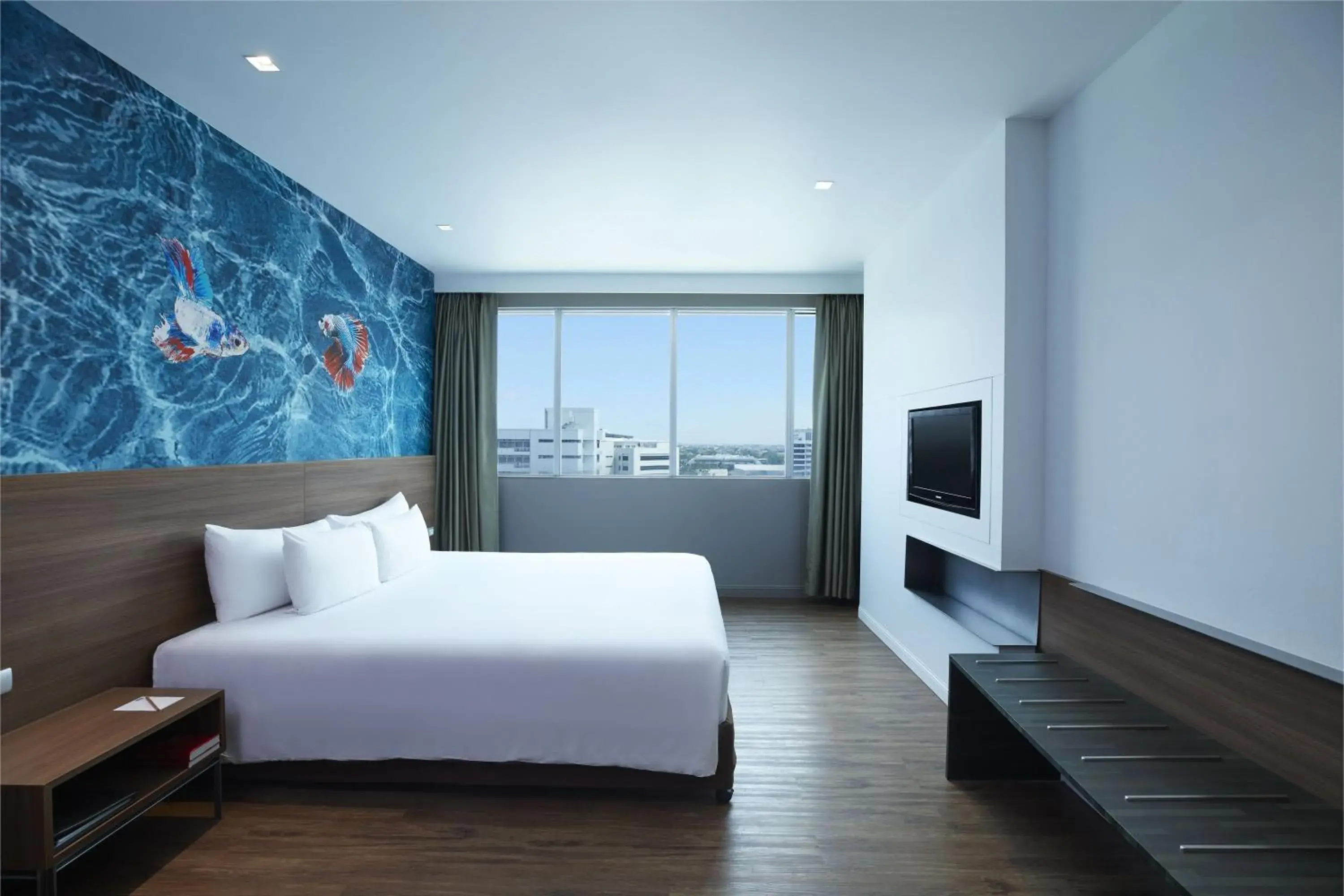 Bedroom, Bed in Centara Life Government Complex Hotel & Convention Centre Chaeng Watthana Bedroom, Bed in Centara Life Government Complex Hotel & Convention Centre Chaeng Watthana