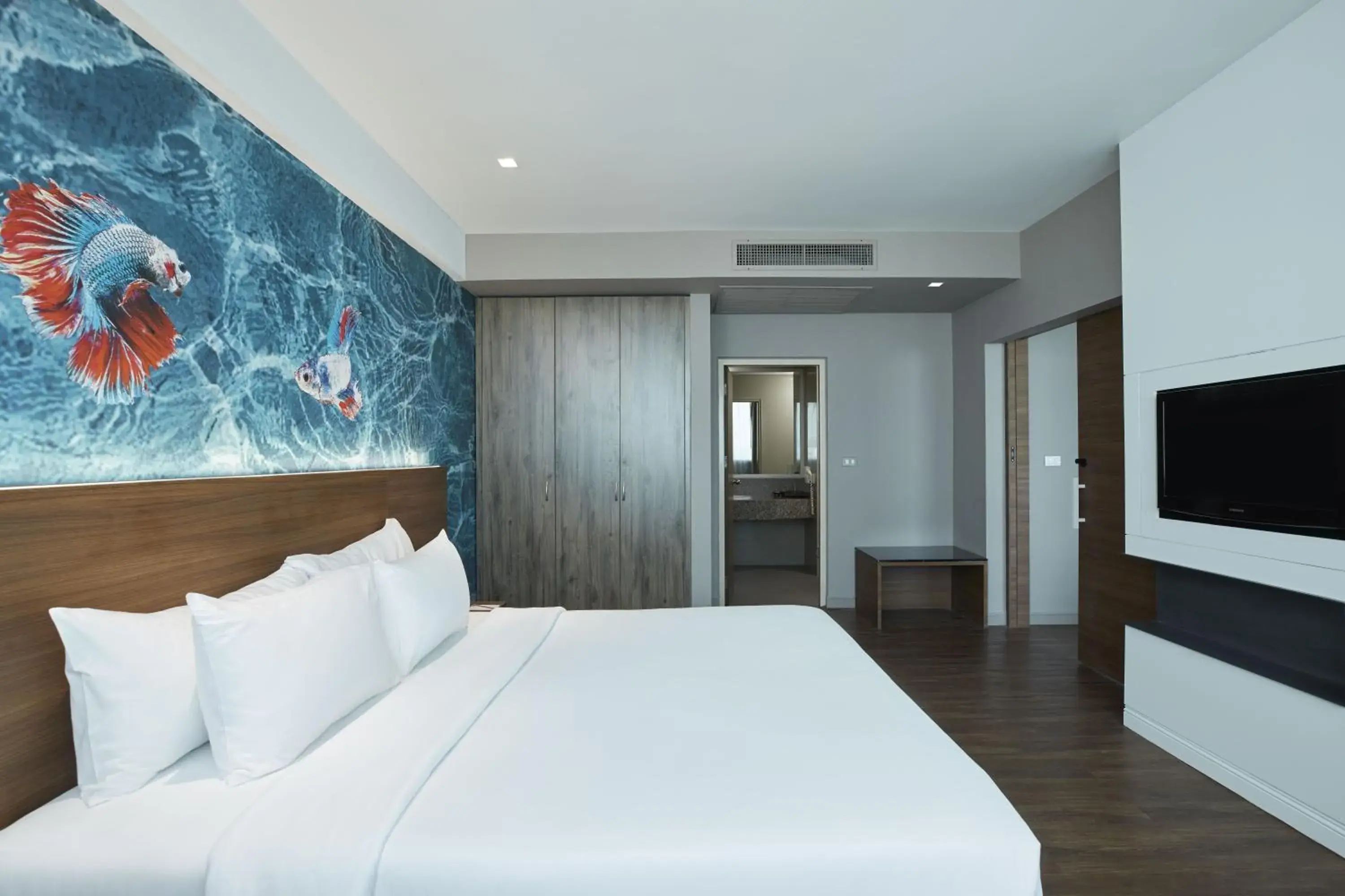 Photo of the whole room, Bed in Centara Life Government Complex Hotel & Convention Centre Chaeng Watthana Photo of the whole room, Bed in Centara Life Government Complex Hotel & Convention Centre Chaeng Watthana