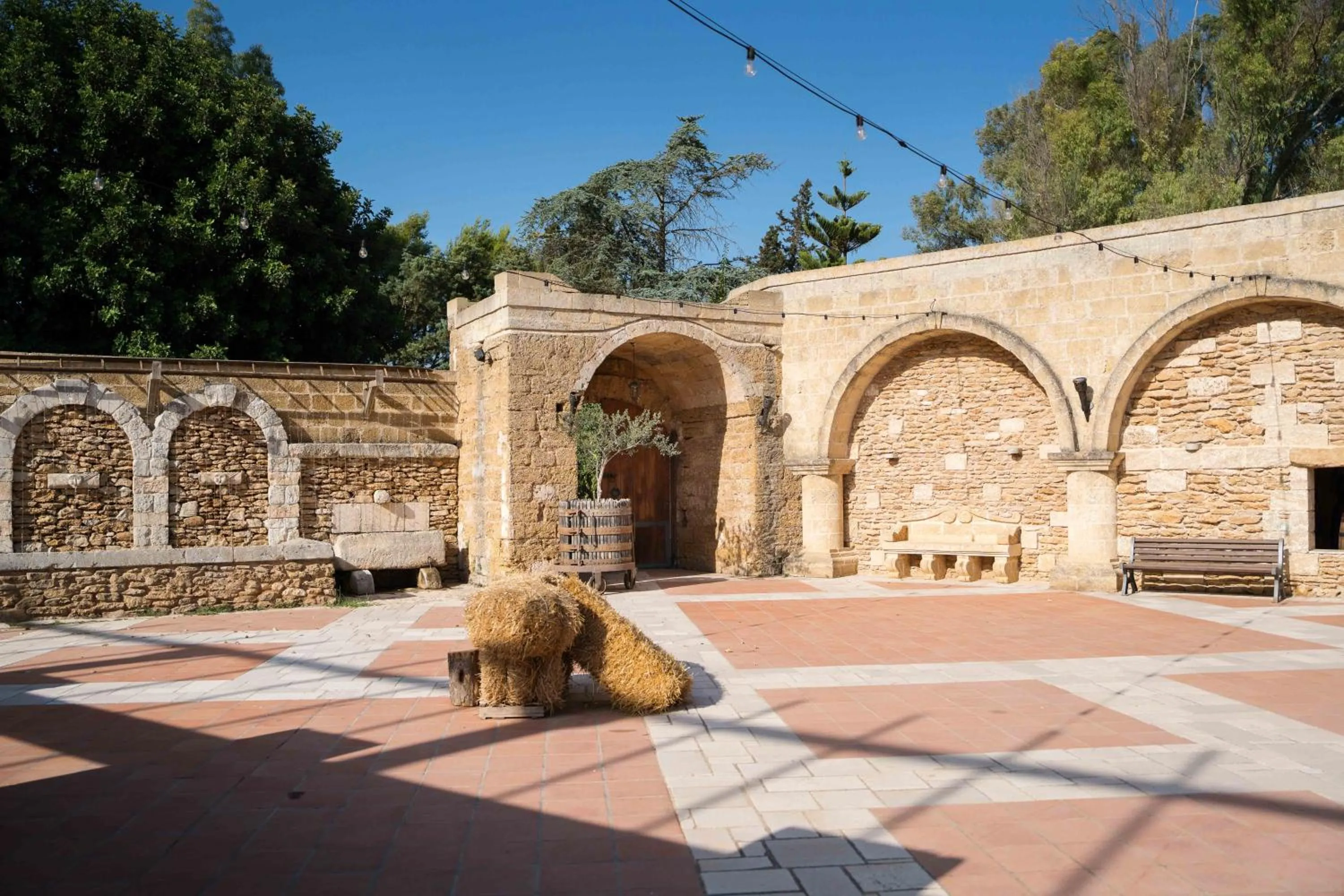 Patio in Antica Masseria Martuccio