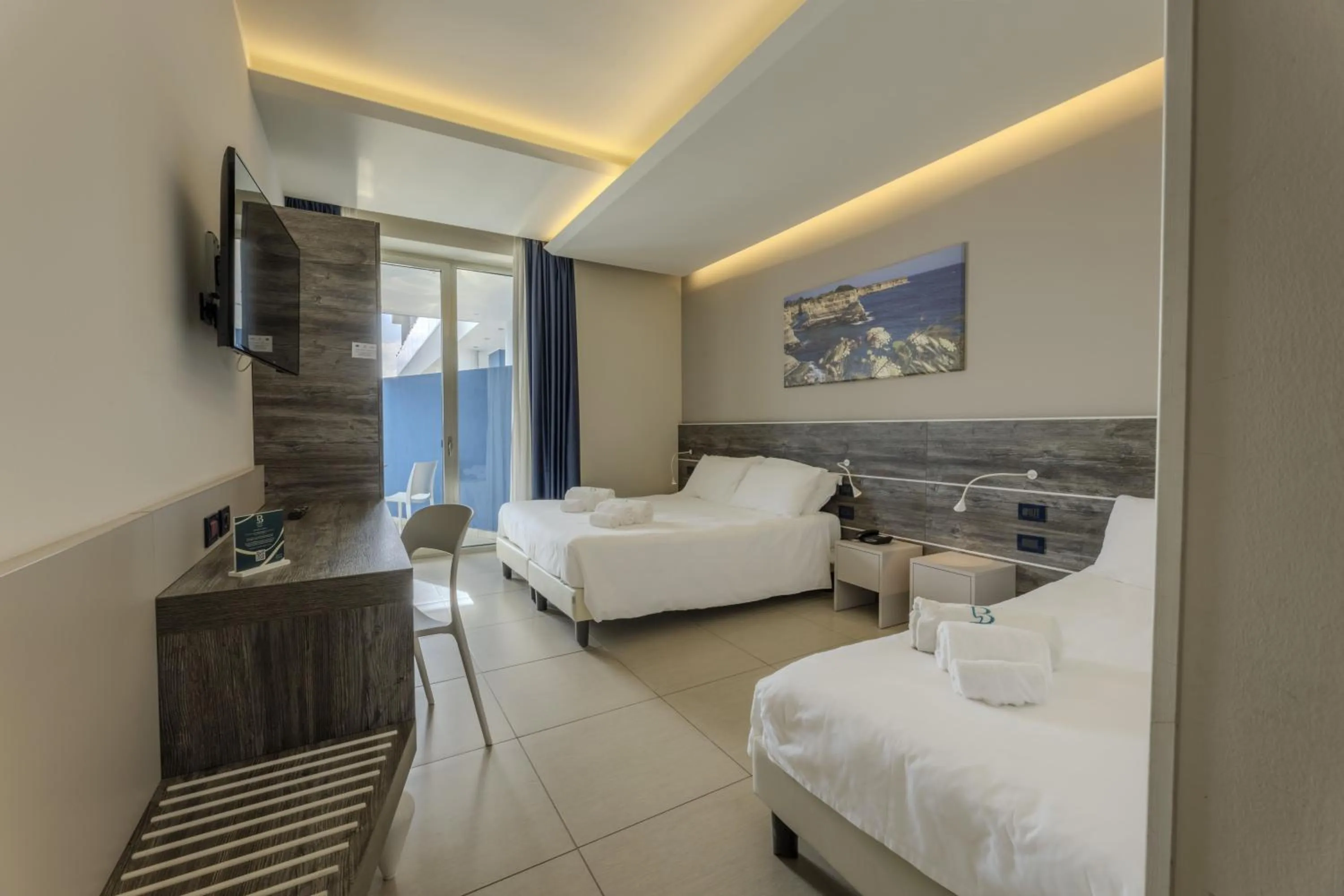 Bed in Hotel Belvedere