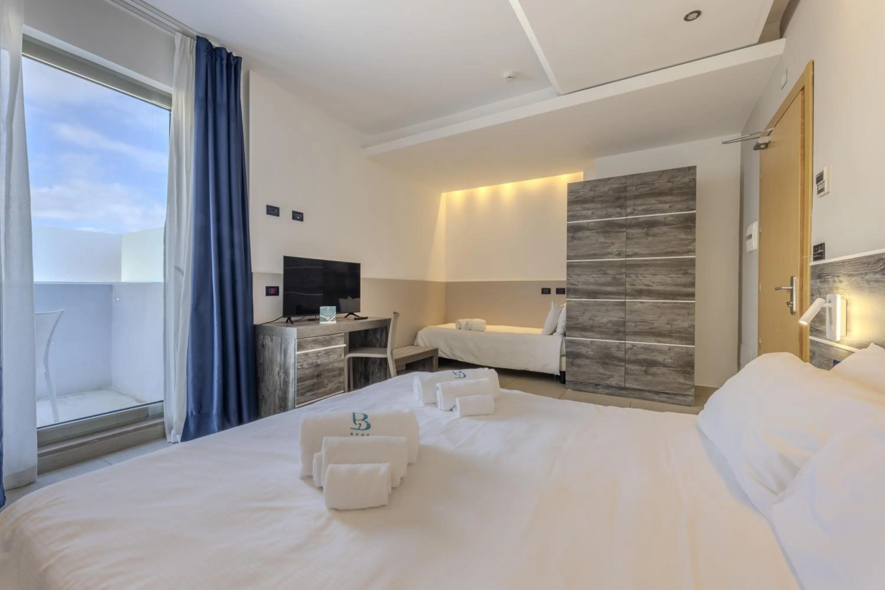 Bed in Hotel Belvedere