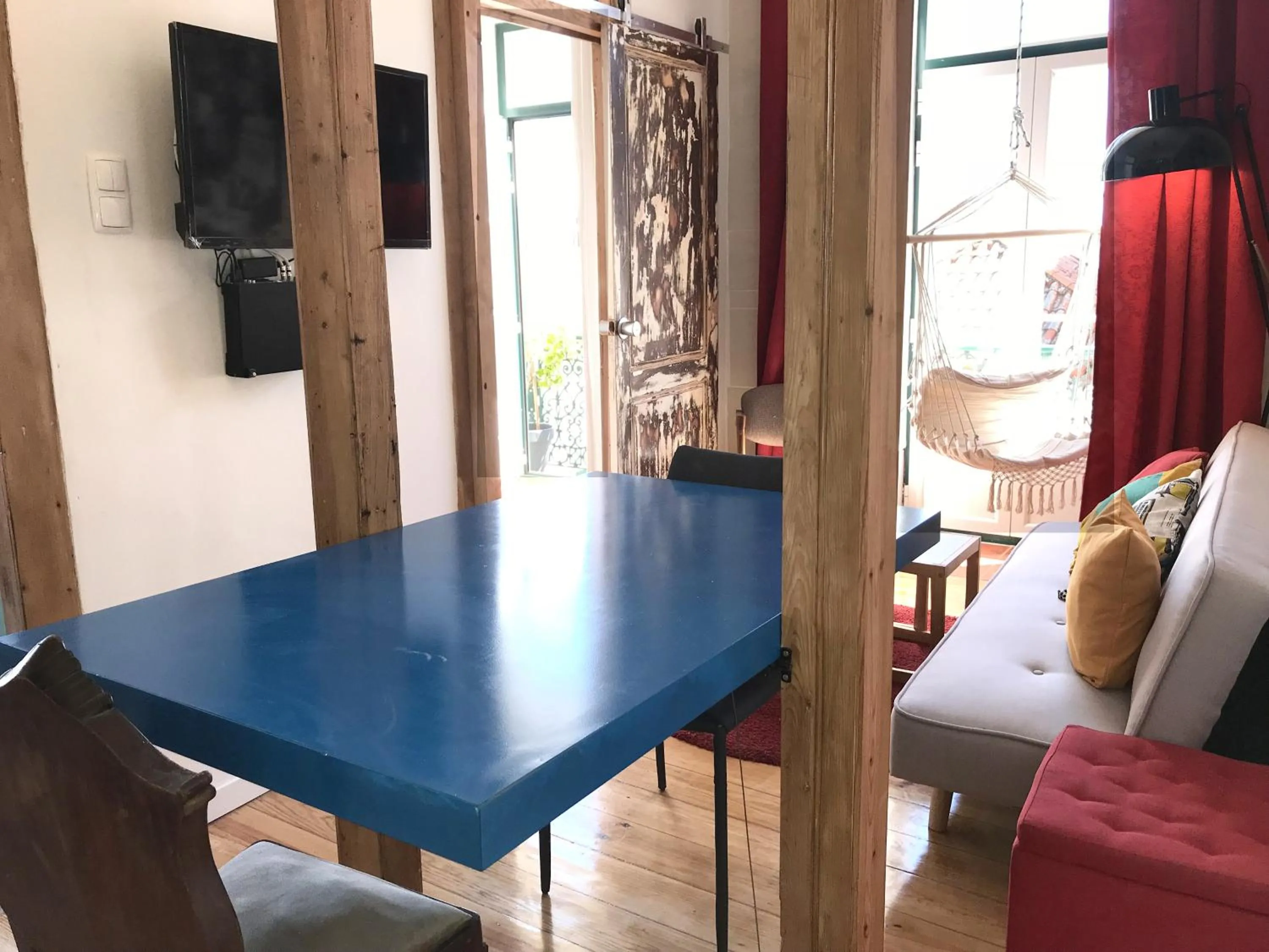 Living room in Alfama Patio Apartments
