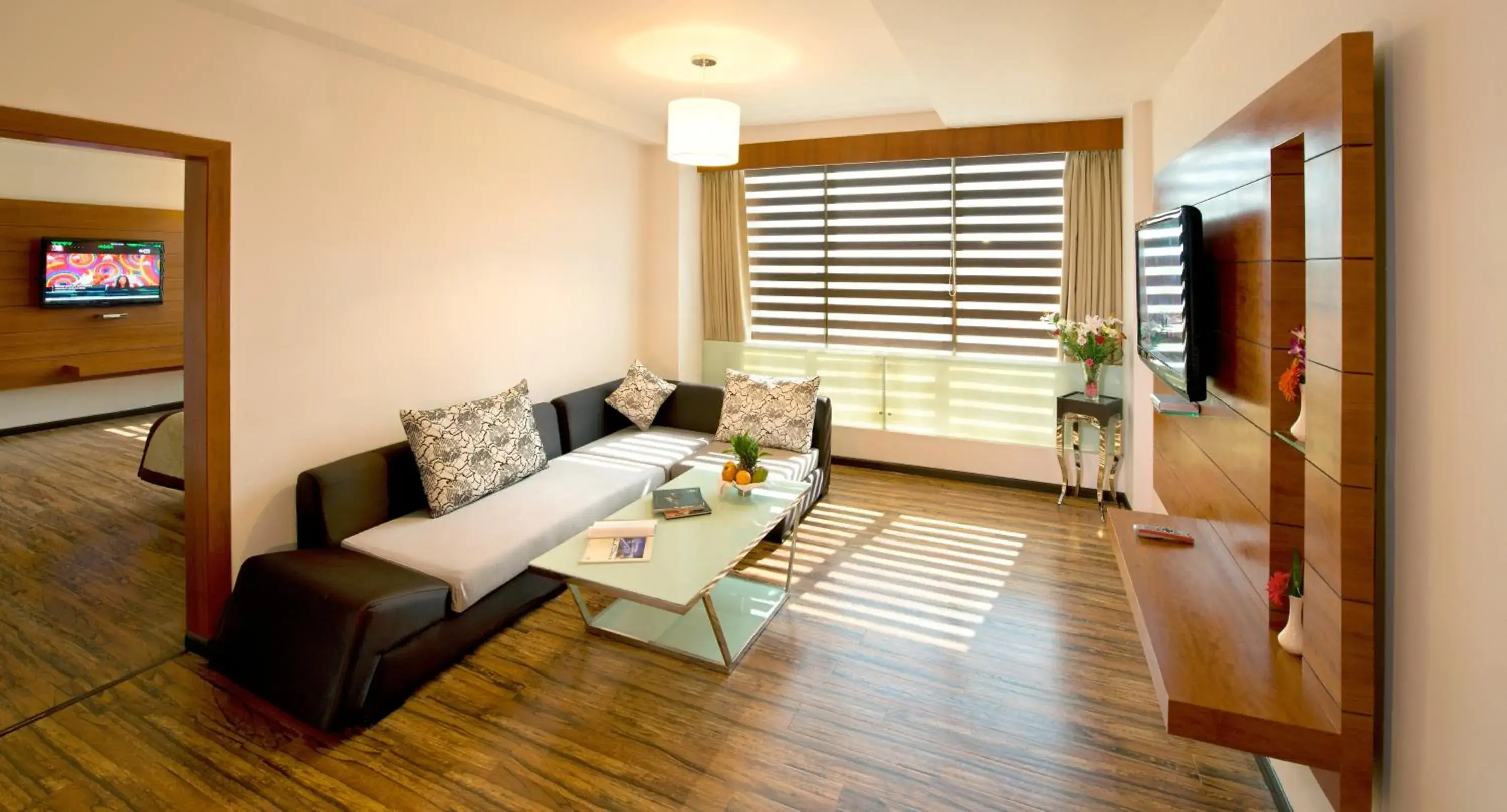 Living room in Hotel Sandy's Tower Living room in Hotel Sandy's Tower