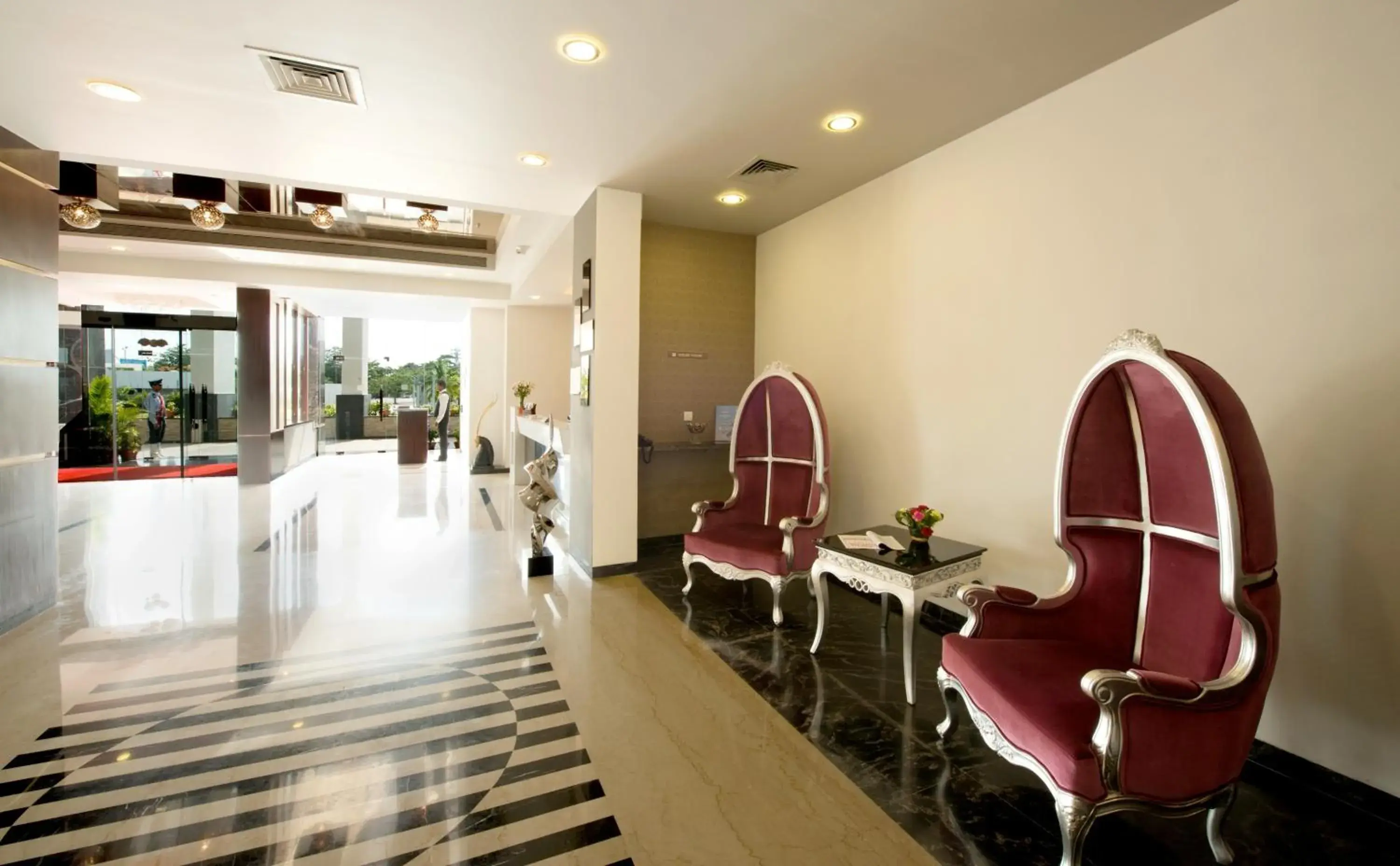 Lobby or reception in Hotel Sandy's Tower Lobby or reception in Hotel Sandy's Tower