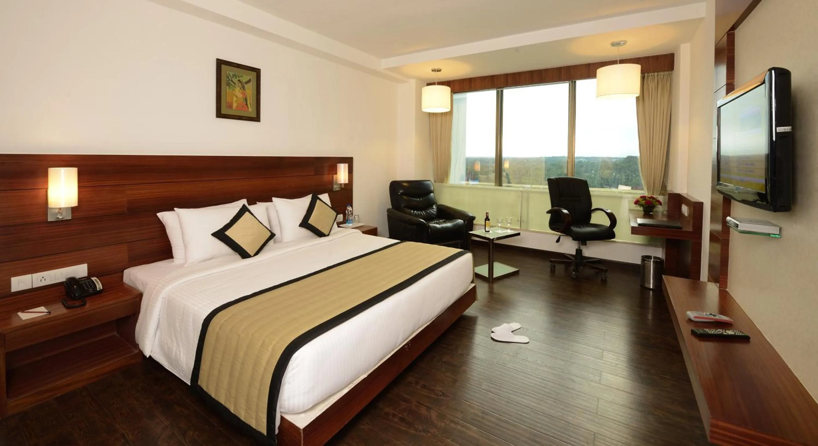 Day, Bed in Hotel Sandy's Tower