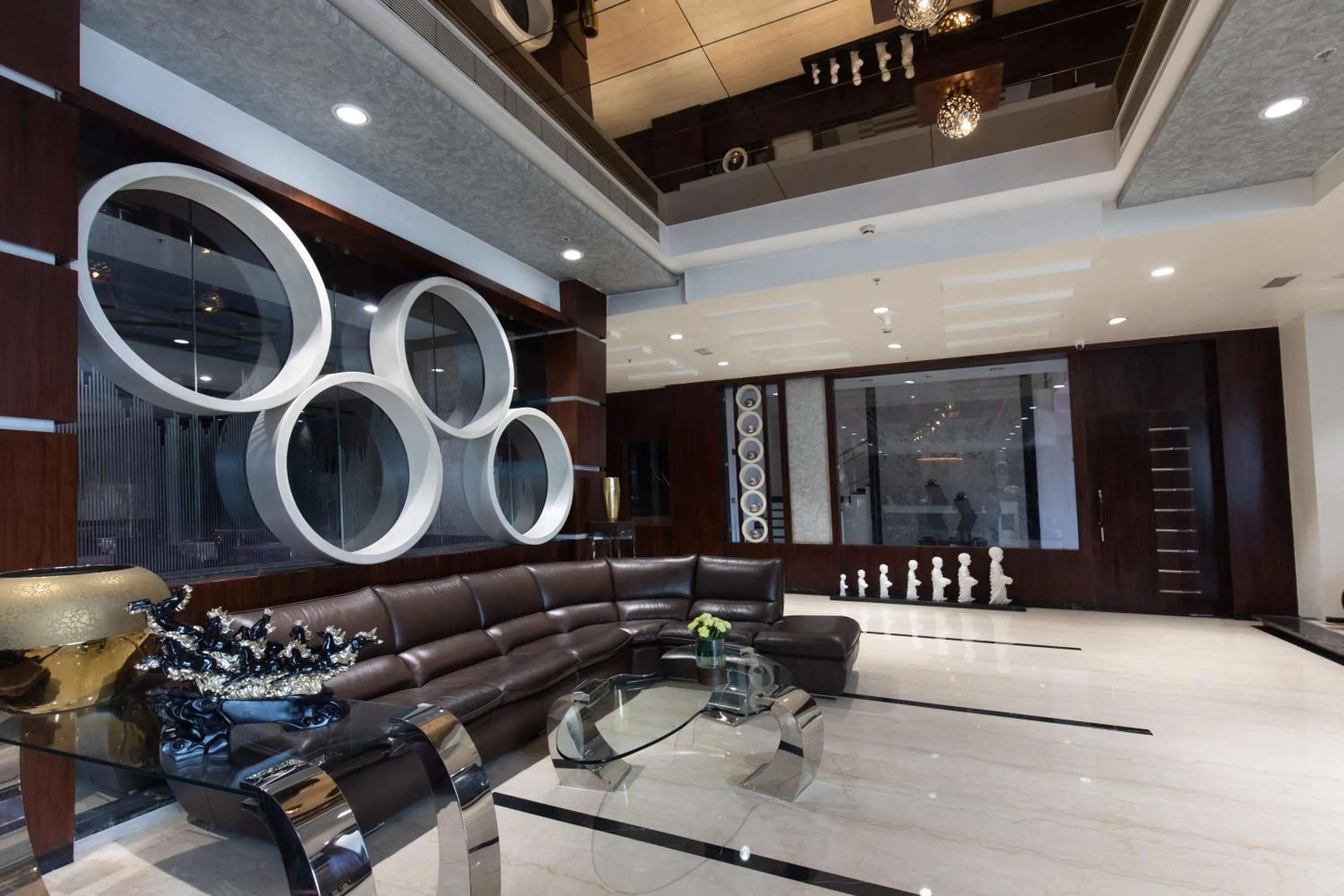 Lobby or reception in Hotel Sandy's Tower