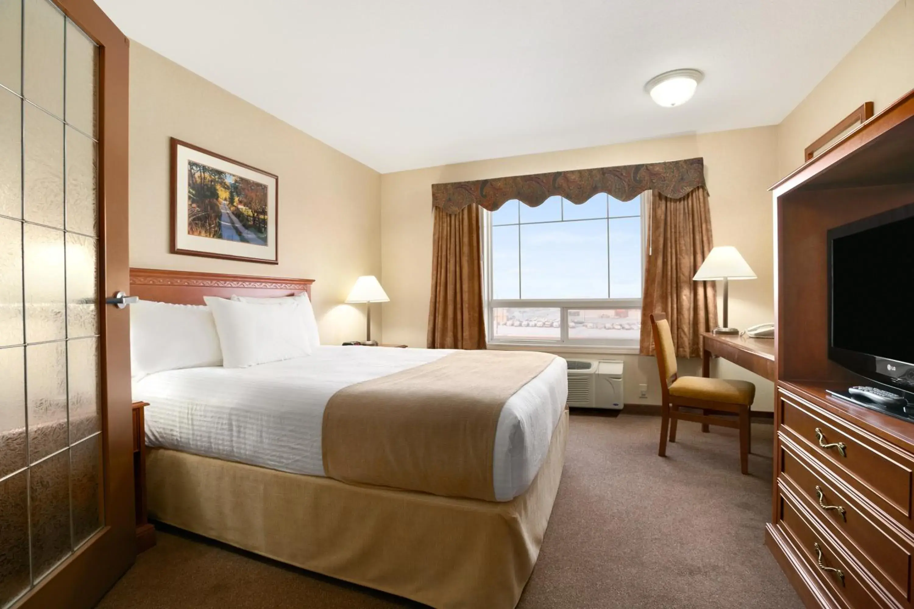 Bedroom, Bed in Super 8 by Wyndham High Level AB Bedroom, Bed in Super 8 by Wyndham High Level AB