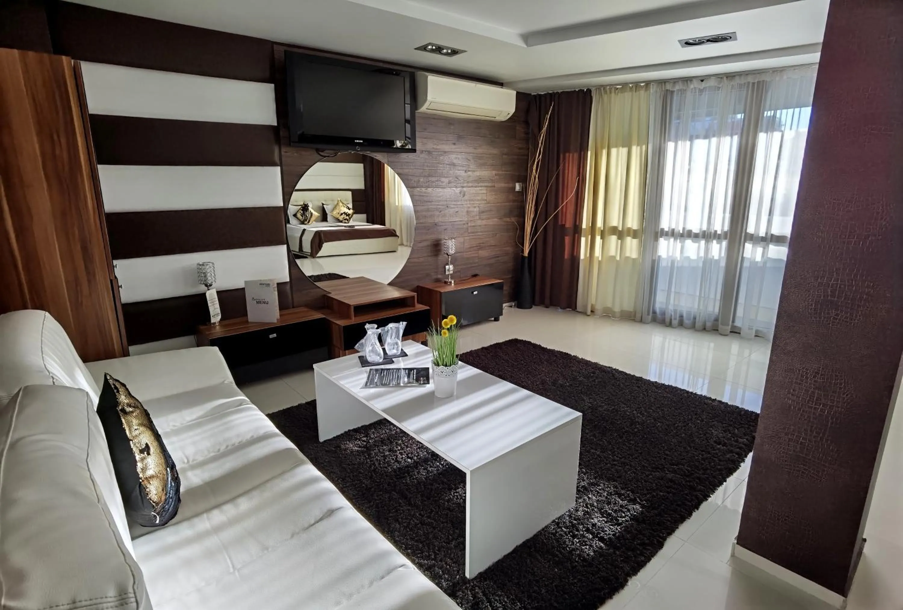 Bed in Hotel Acktion