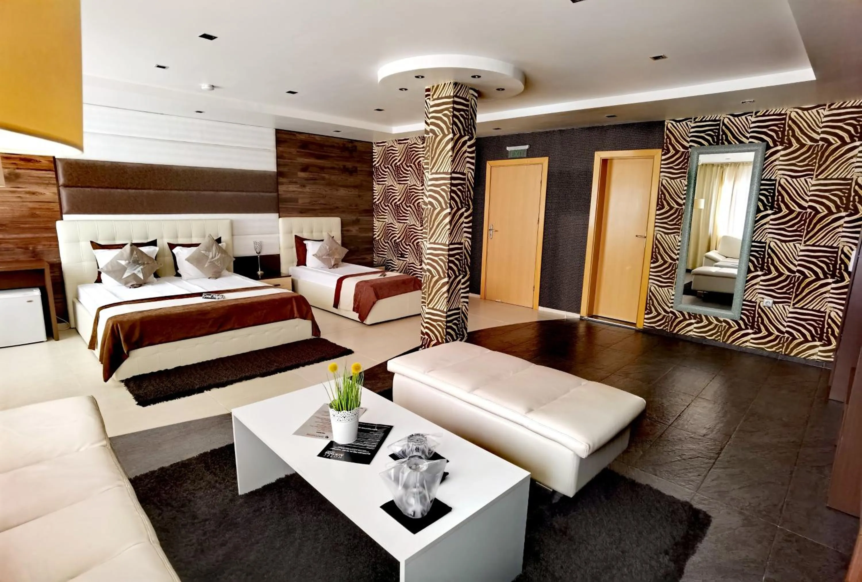 Bed in Hotel Acktion
