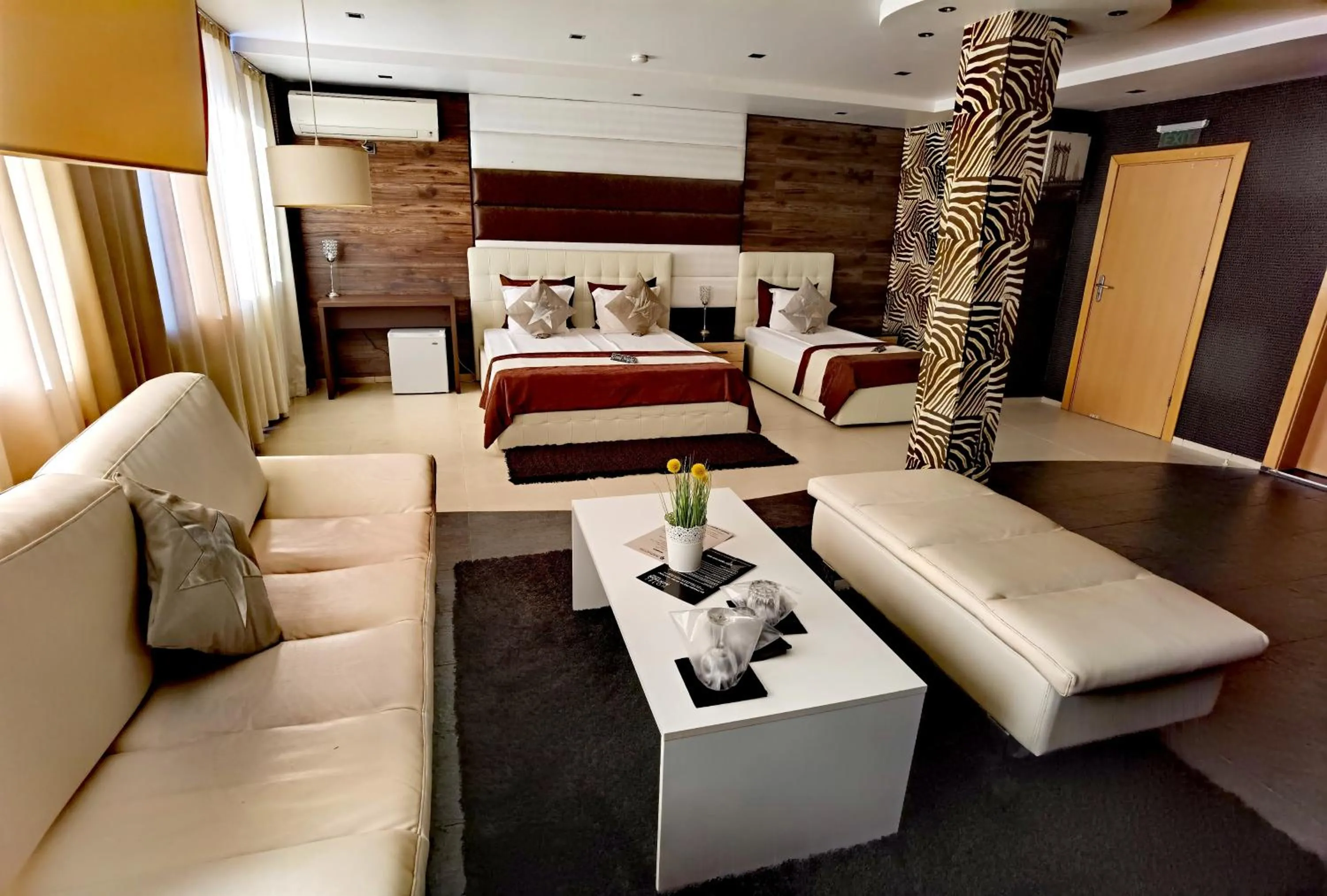 Bed in Hotel Acktion