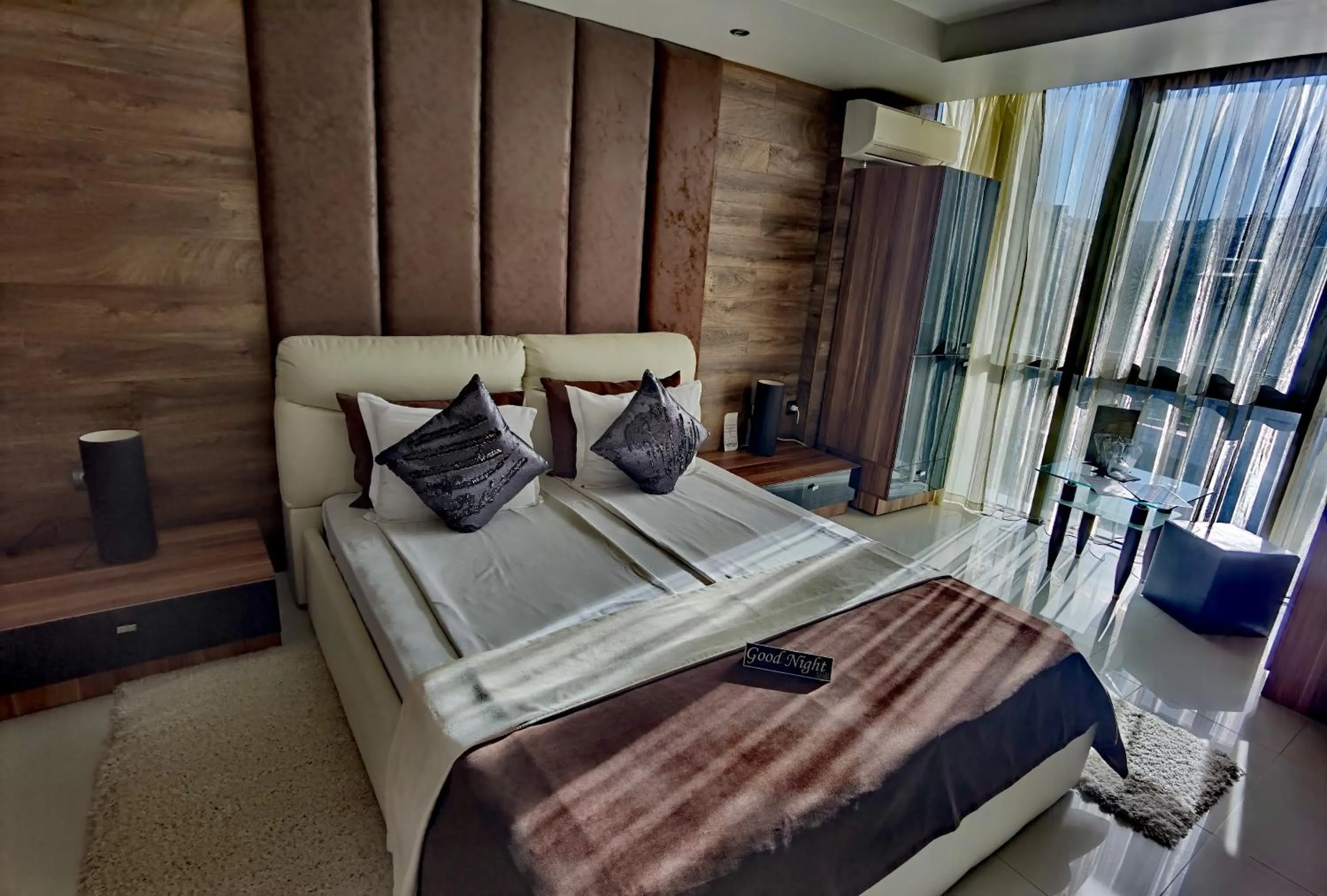 Bed in Hotel Acktion