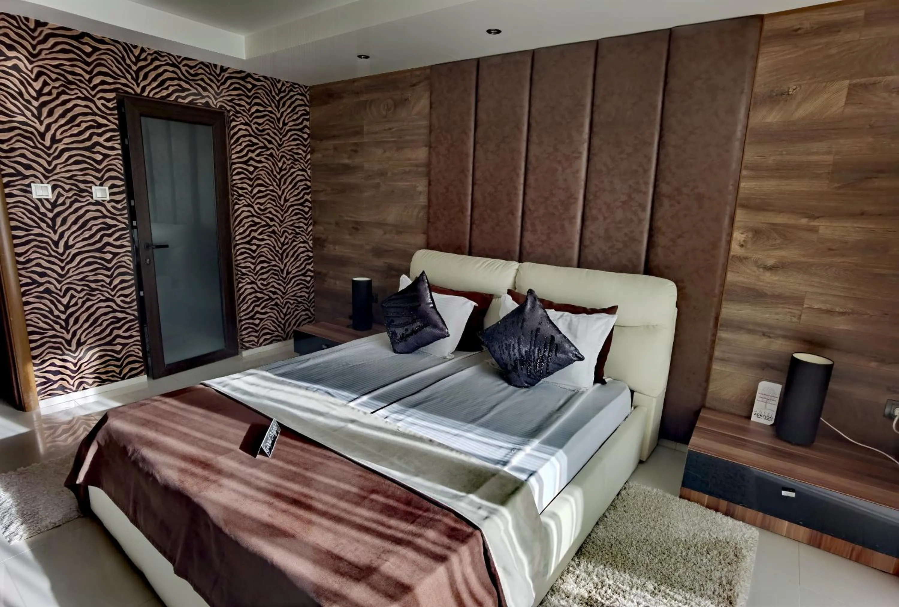 Bed in Hotel Acktion
