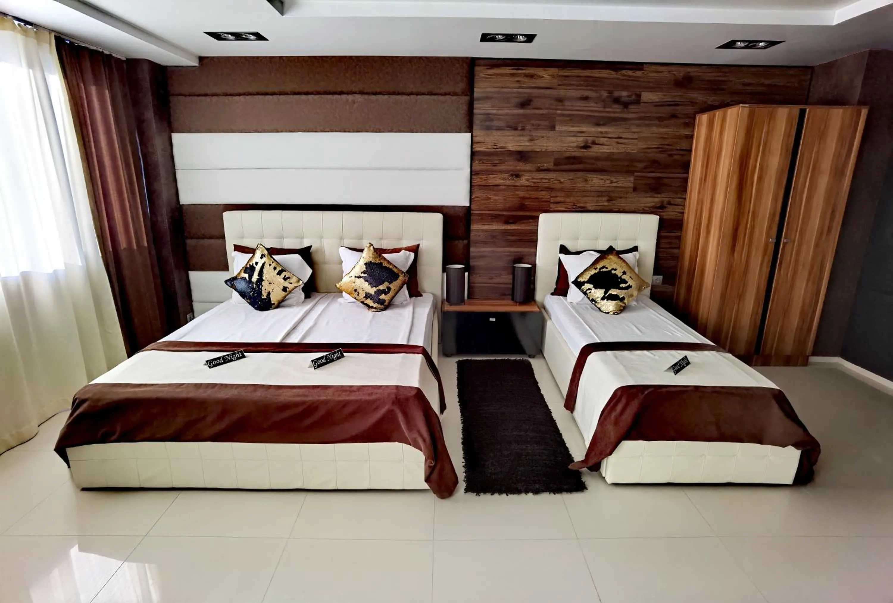 Bed in Hotel Acktion