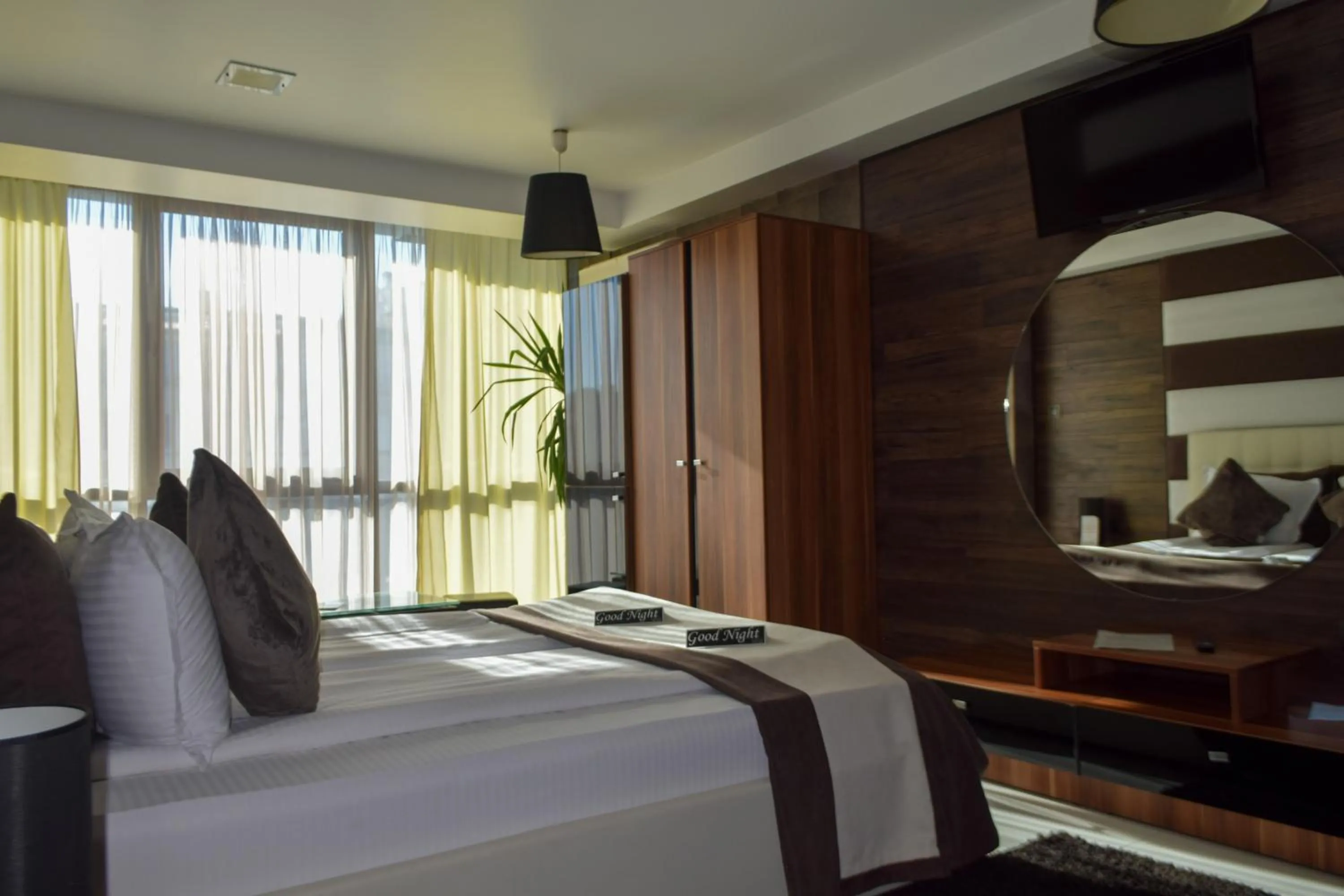 Bed in Hotel Acktion