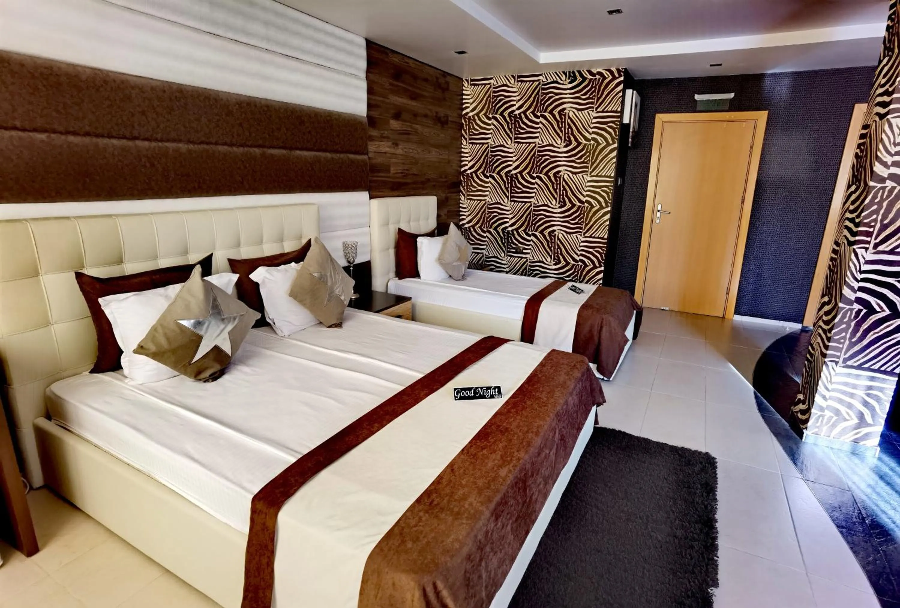 Bed in Hotel Acktion