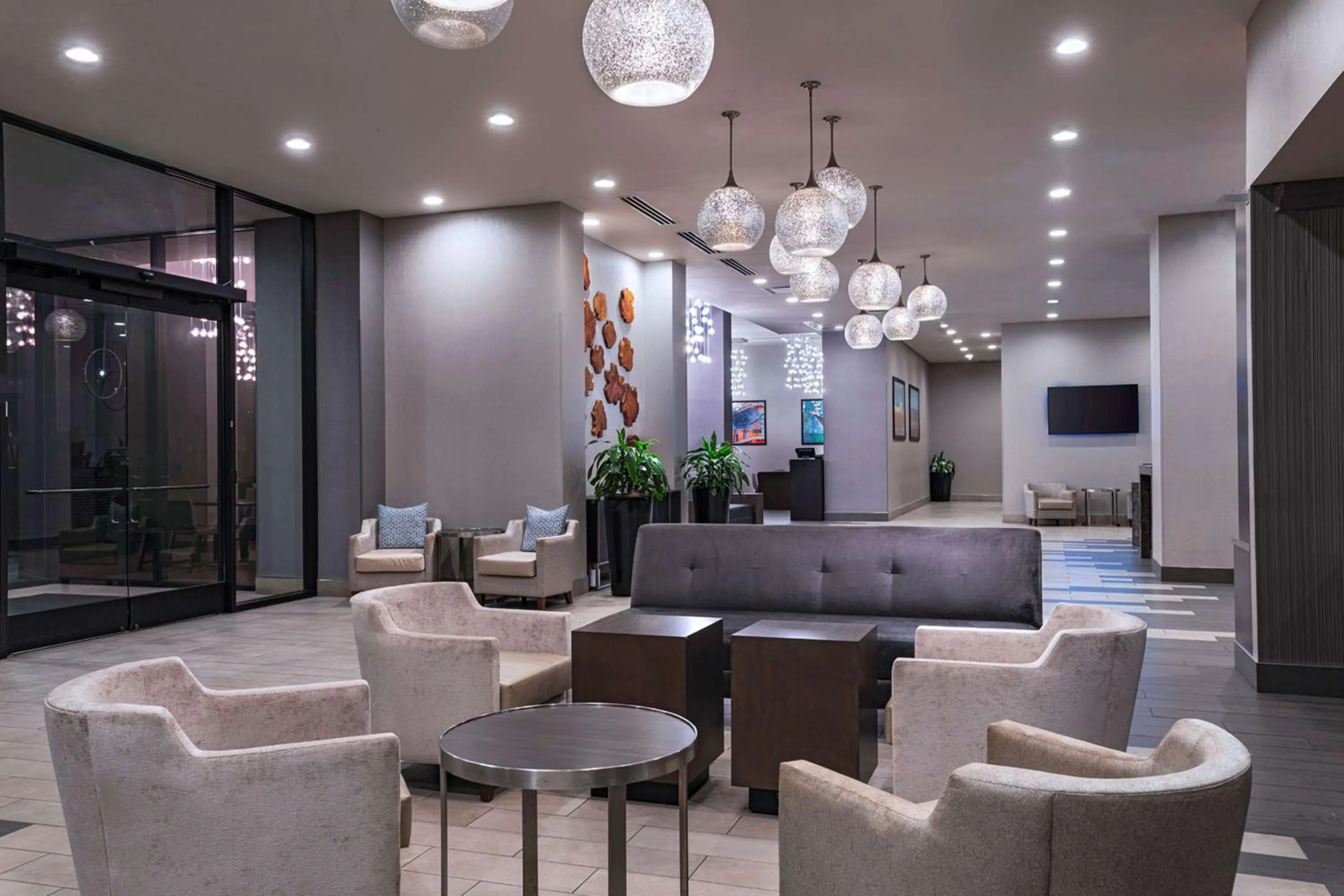 Lobby or reception in Hilton Houston Plaza/Medical Center