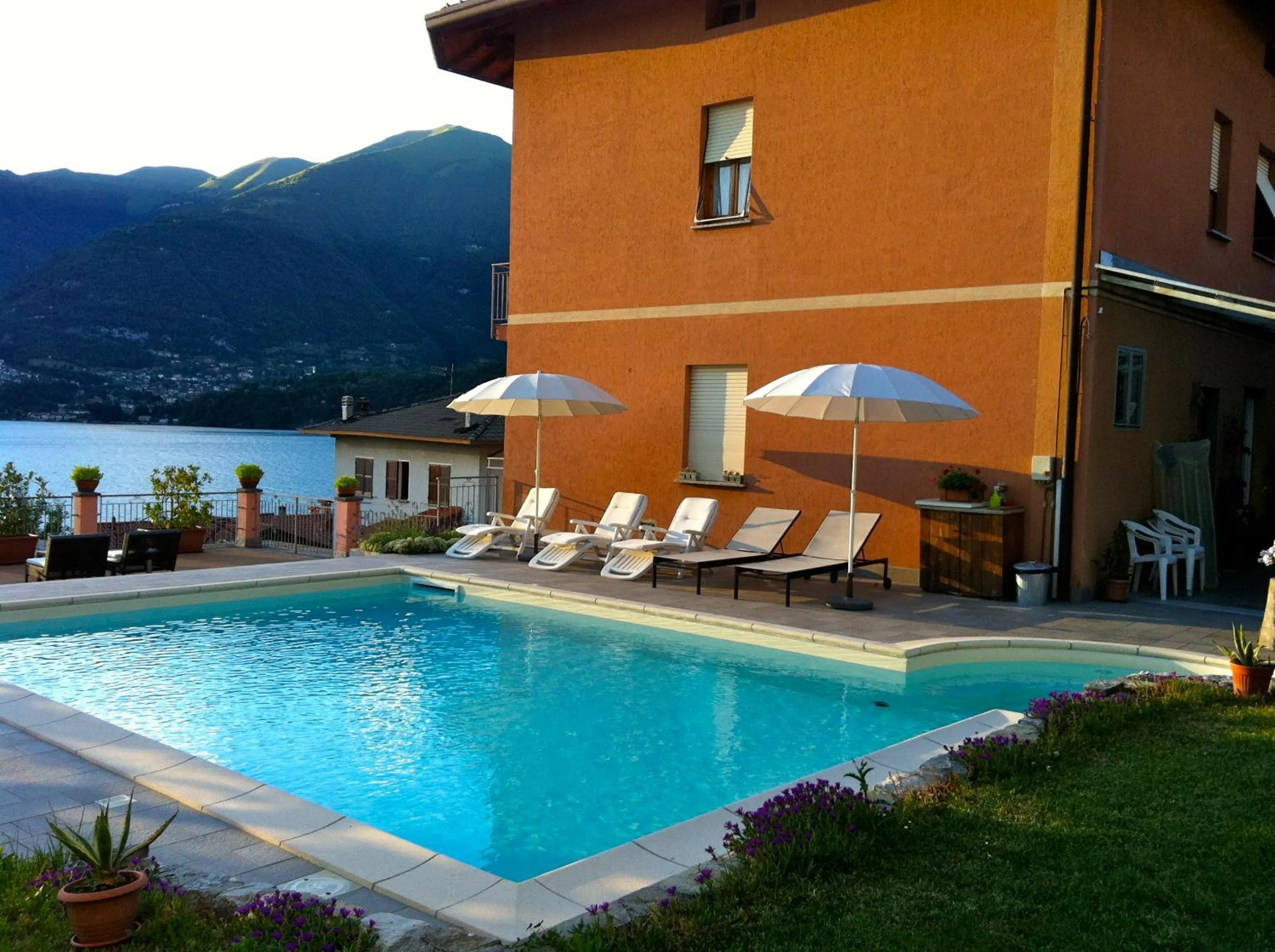 Swimming pool in B&B Cherry En Rose