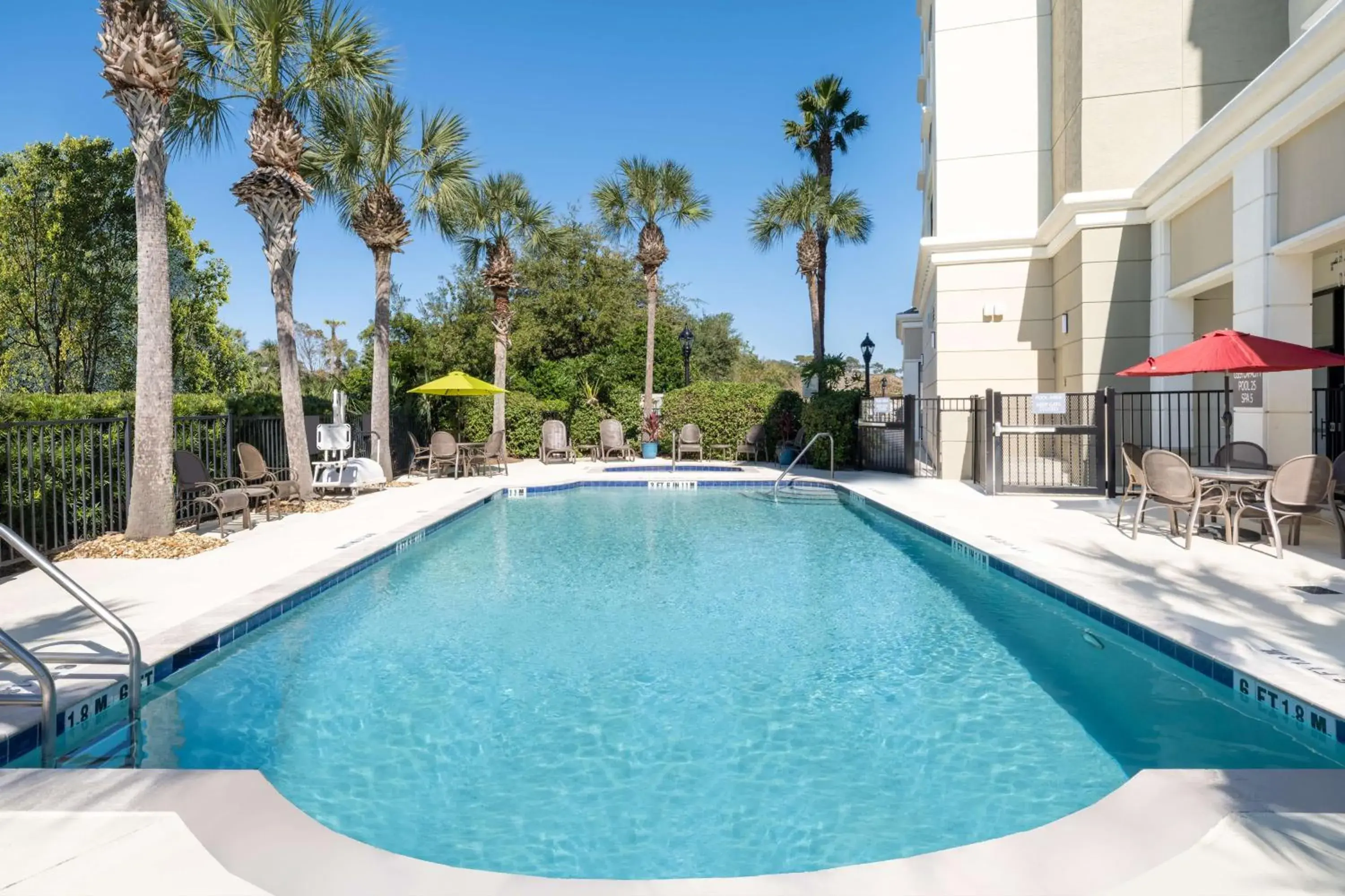 Pool view in Hilton Garden Inn Jacksonville Ponte Vedra Sawgrass Pool view in Hilton Garden Inn Jacksonville Ponte Vedra Sawgrass