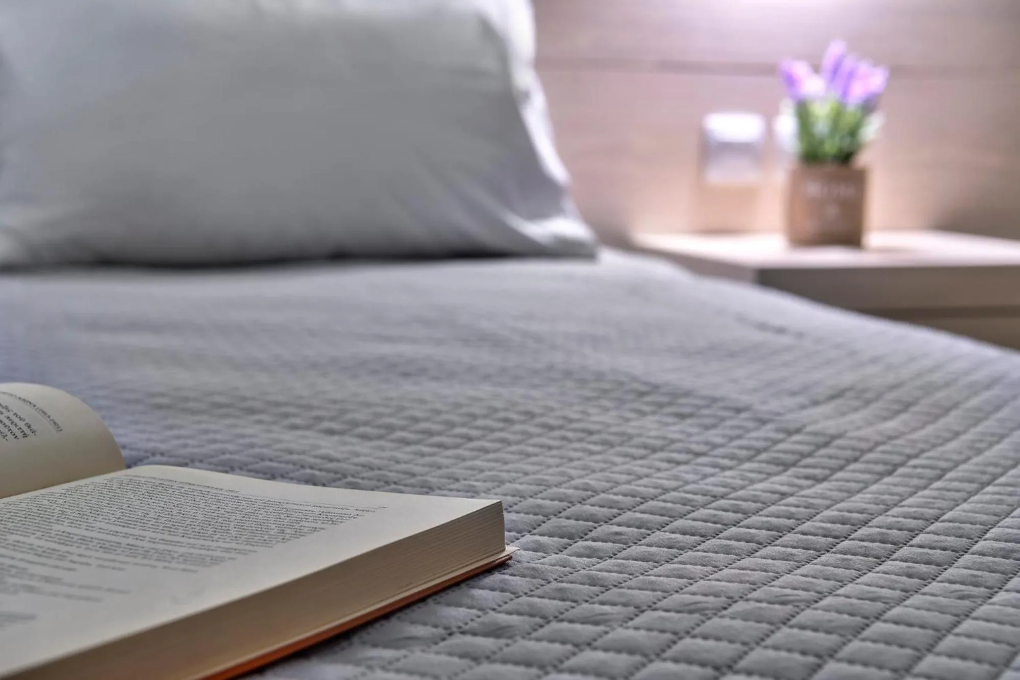 Bed in Halaris Rooms