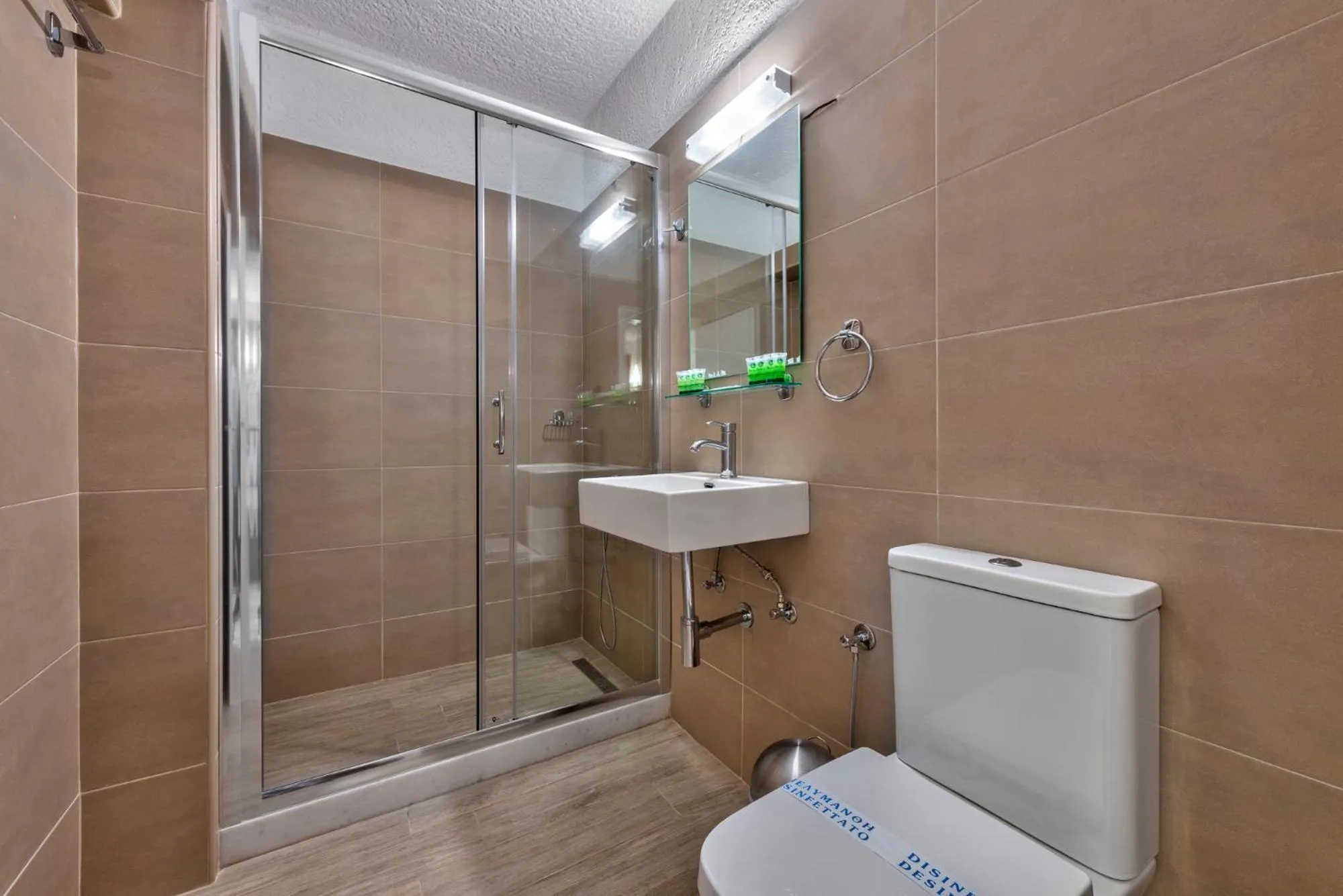 Shower in Halaris Rooms