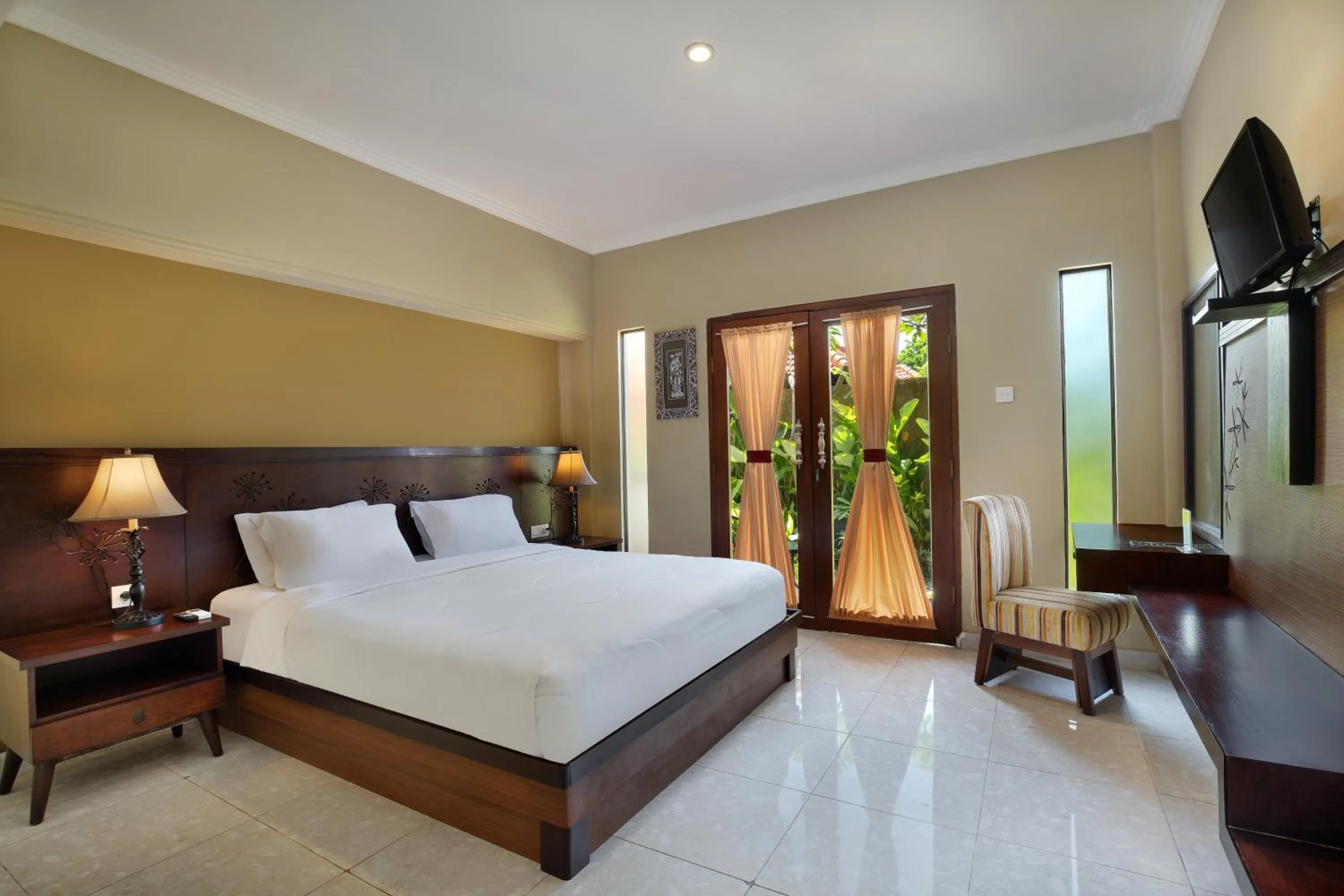 Bedroom, Bed in Mahe Garden Inn and Villas by Kamara