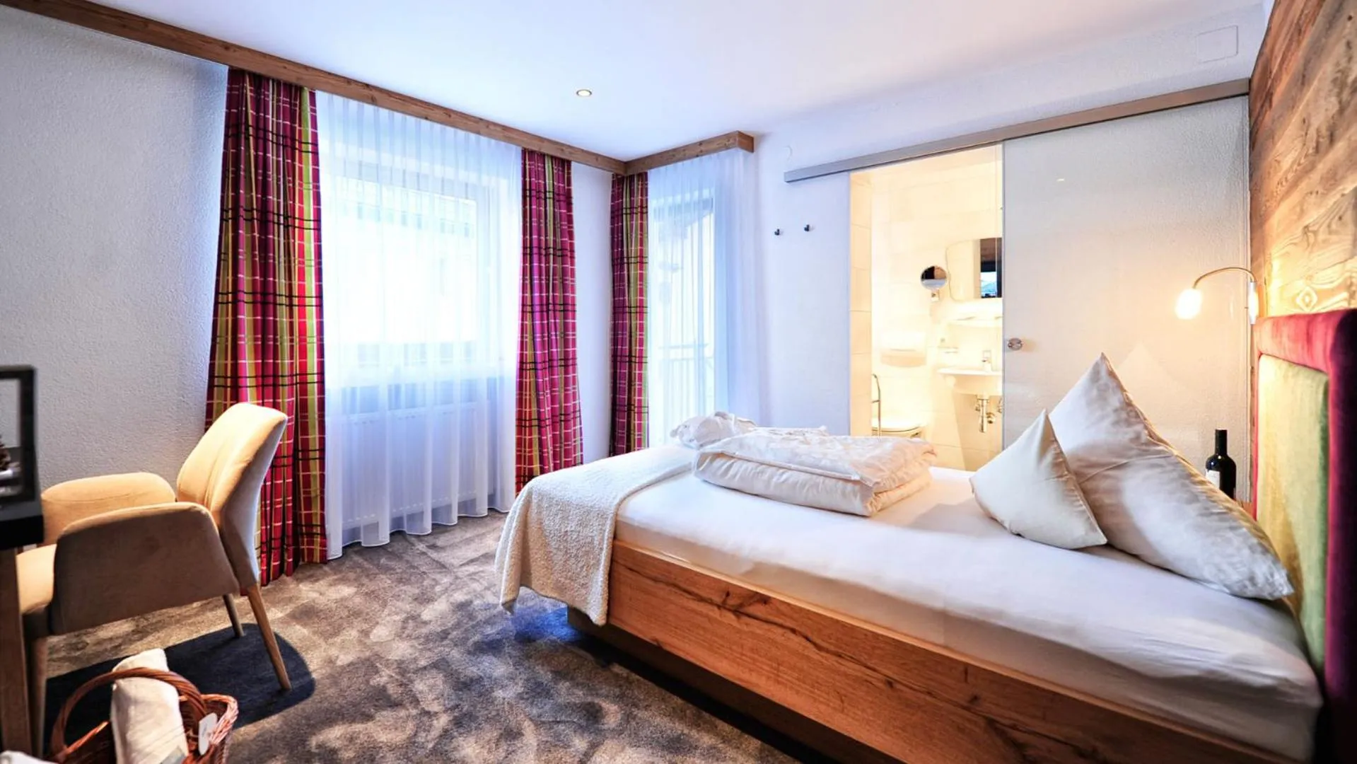 Bedroom, Bed in Hotel Garni Stefanie