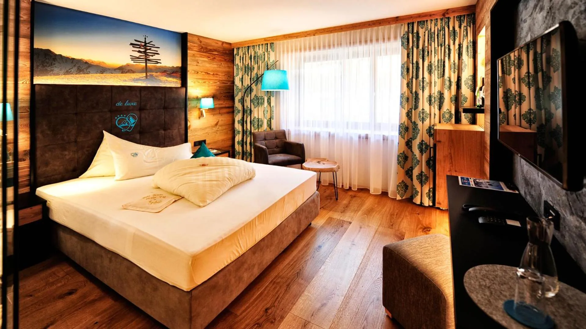 Bed in Hotel Garni Stefanie