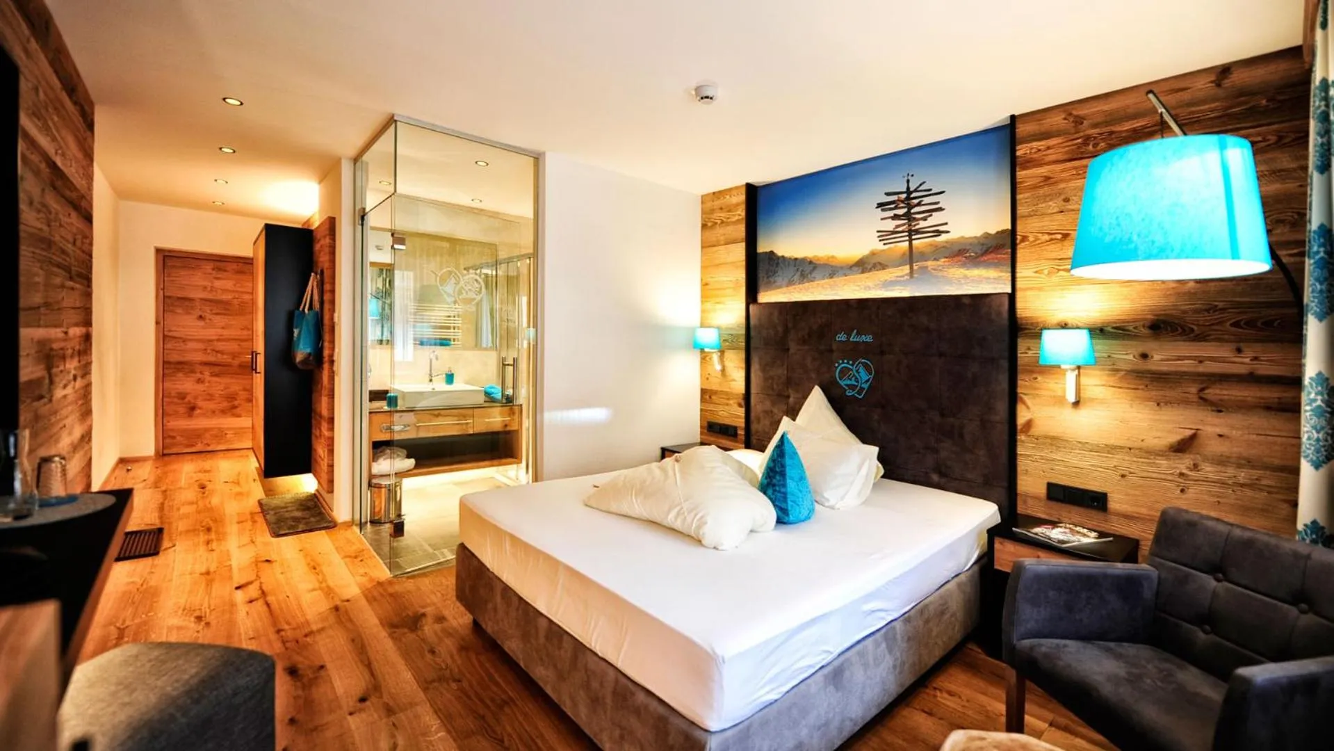 Photo of the whole room, Bed in Hotel Garni Stefanie