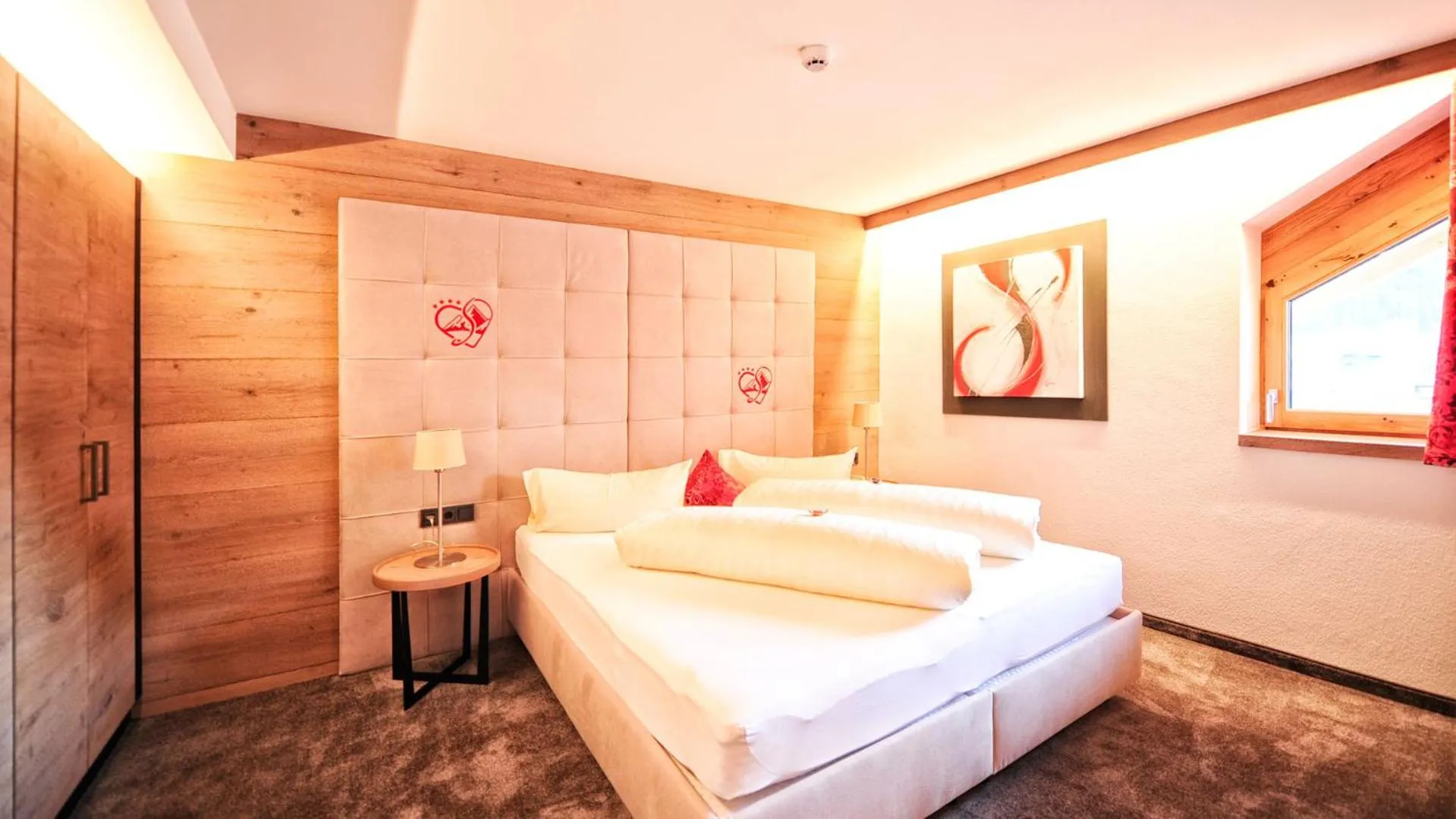 Bed in Hotel Garni Stefanie