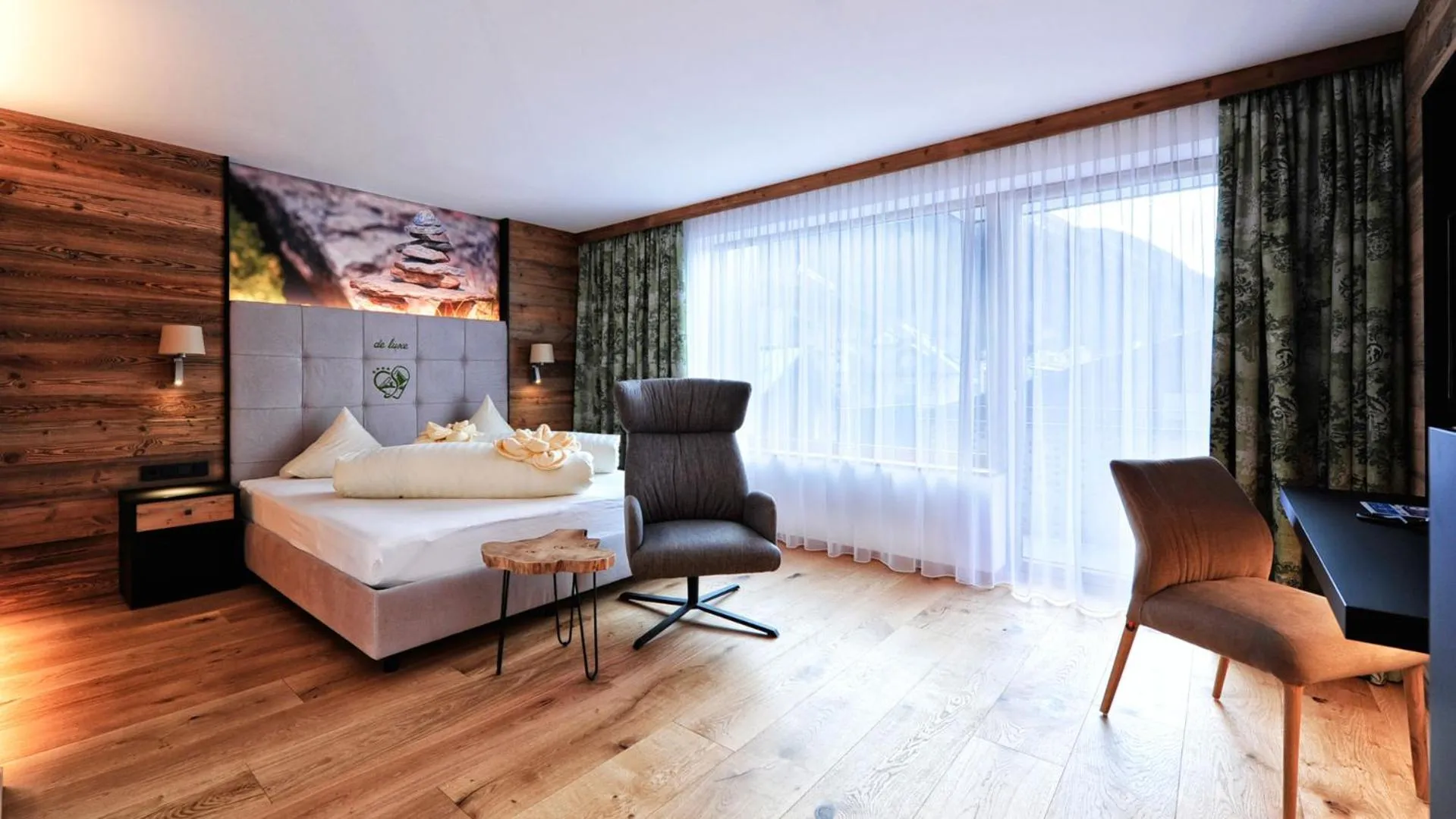 Photo of the whole room, Bed in Hotel Garni Stefanie