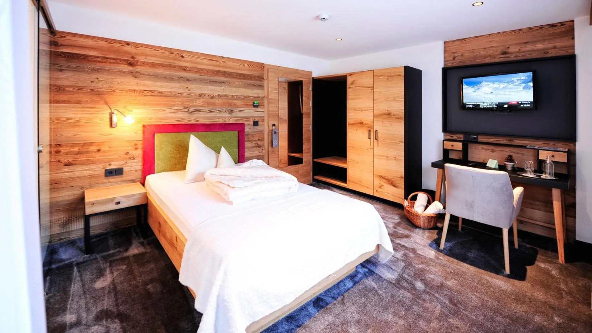 Bed in Hotel Garni Stefanie