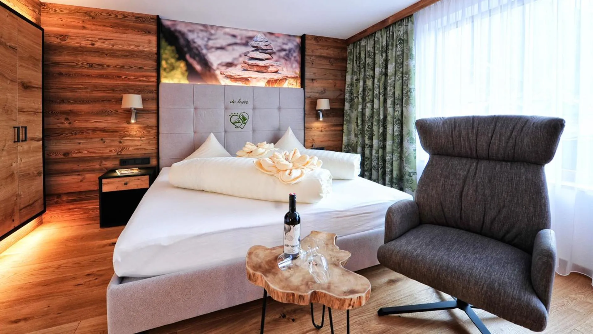 Bed in Hotel Garni Stefanie