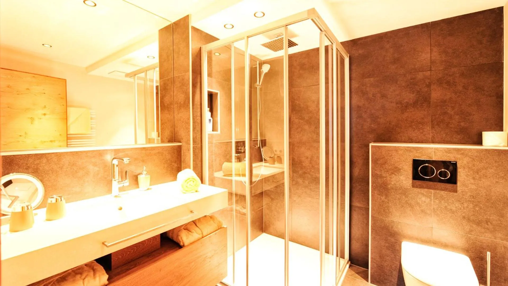 Bathroom in Hotel Garni Stefanie