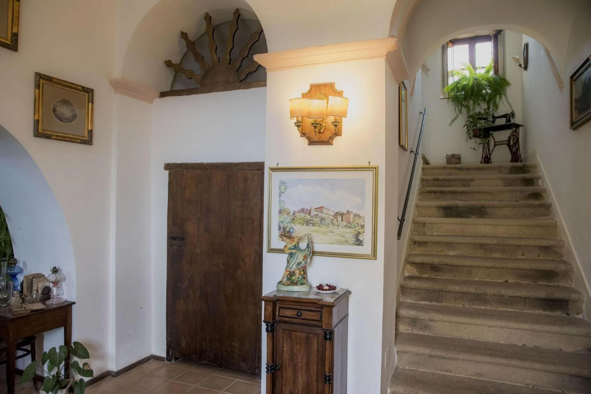 Communal lounge/ TV room in Il Castello di San Sergio