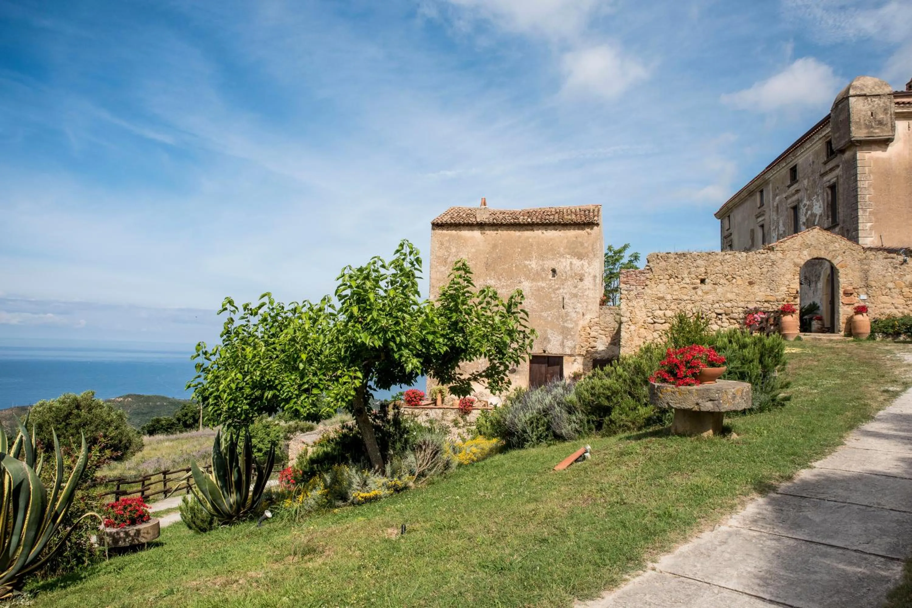 Garden in Il Castello di San Sergio